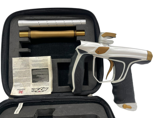 Used Empire Syx 1.5 Silver/Bronze Paintball Gun Paintball Gun from CPXBrosPaintball Buy/Sell/Trade Paintball Markers, New Paintball Guns, Paintball Hoppers, Paintball Masks, and Hormesis Headbands