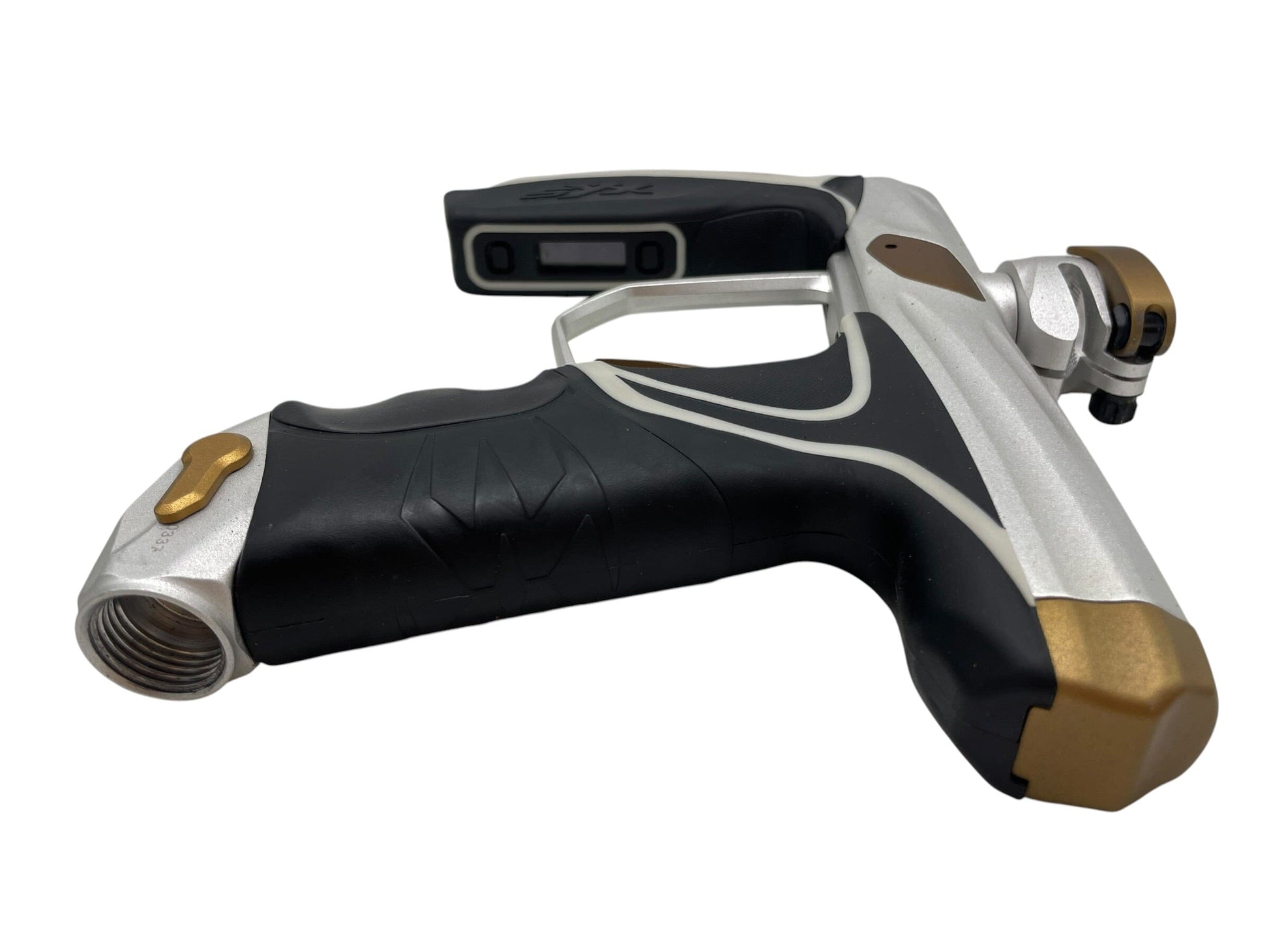 Used Empire Syx 1.5 Silver/Bronze Paintball Gun Paintball Gun from CPXBrosPaintball Buy/Sell/Trade Paintball Markers, New Paintball Guns, Paintball Hoppers, Paintball Masks, and Hormesis Headbands