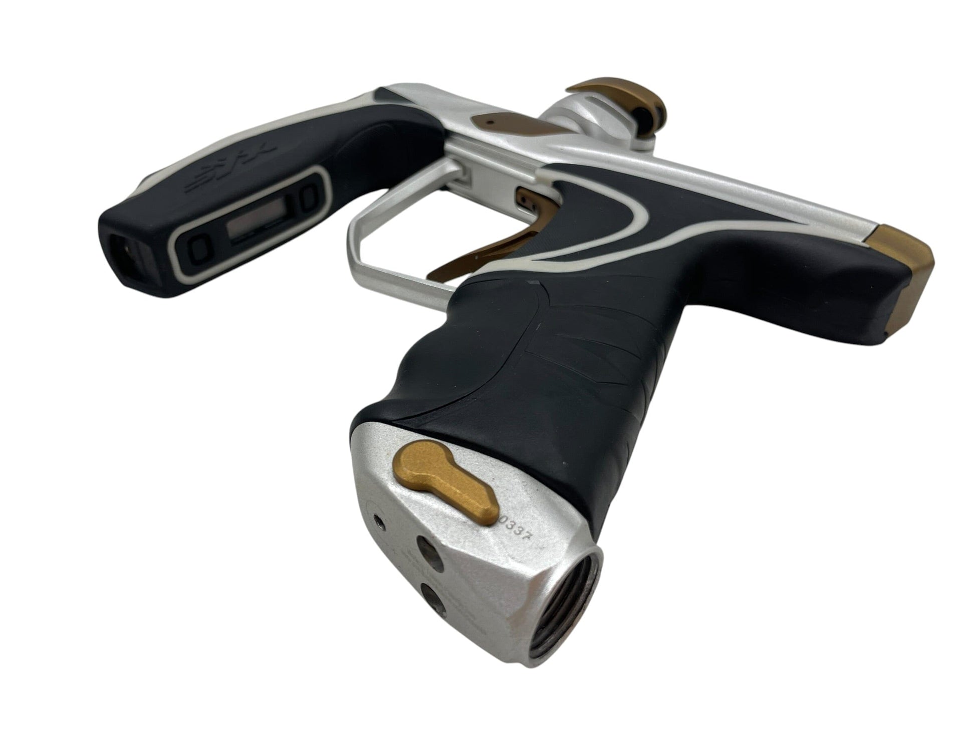 Used Empire Syx 1.5 Silver/Bronze Paintball Gun Paintball Gun from CPXBrosPaintball Buy/Sell/Trade Paintball Markers, New Paintball Guns, Paintball Hoppers, Paintball Masks, and Hormesis Headbands