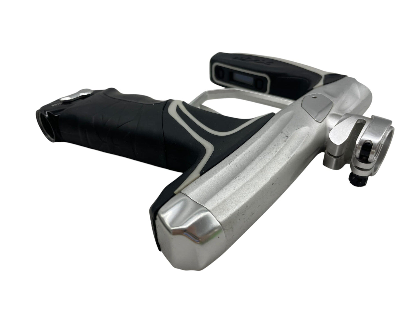 Used Empire Syx 1.5 Silver/Gloss Silver Paintball Gun Paintball Gun from CPXBrosPaintball Buy/Sell/Trade Paintball Markers, New Paintball Guns, Paintball Hoppers, Paintball Masks, and Hormesis Headbands