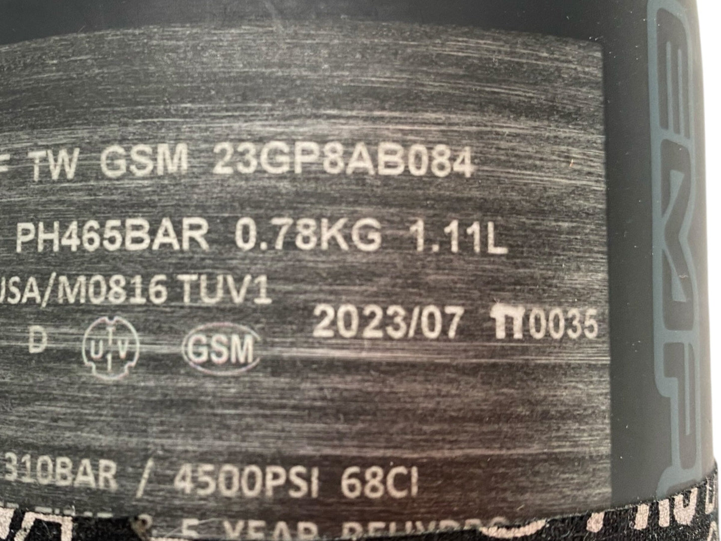 Used Empire Ultra Air 68/4500 Paintball Tank Paintball Gun from CPXBrosPaintball Buy/Sell/Trade Paintball Markers, New Paintball Guns, Paintball Hoppers, Paintball Masks, and Hormesis Headbands