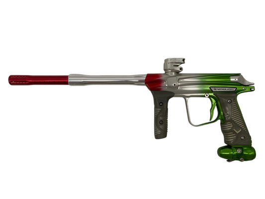 Used Empire Vanquish Green Silver Red Fade Paintball Gun Paintball Gun from CPXBrosPaintball Buy/Sell/Trade Paintball Markers, New Paintball Guns, Paintball Hoppers, Paintball Masks, and Hormesis Headbands