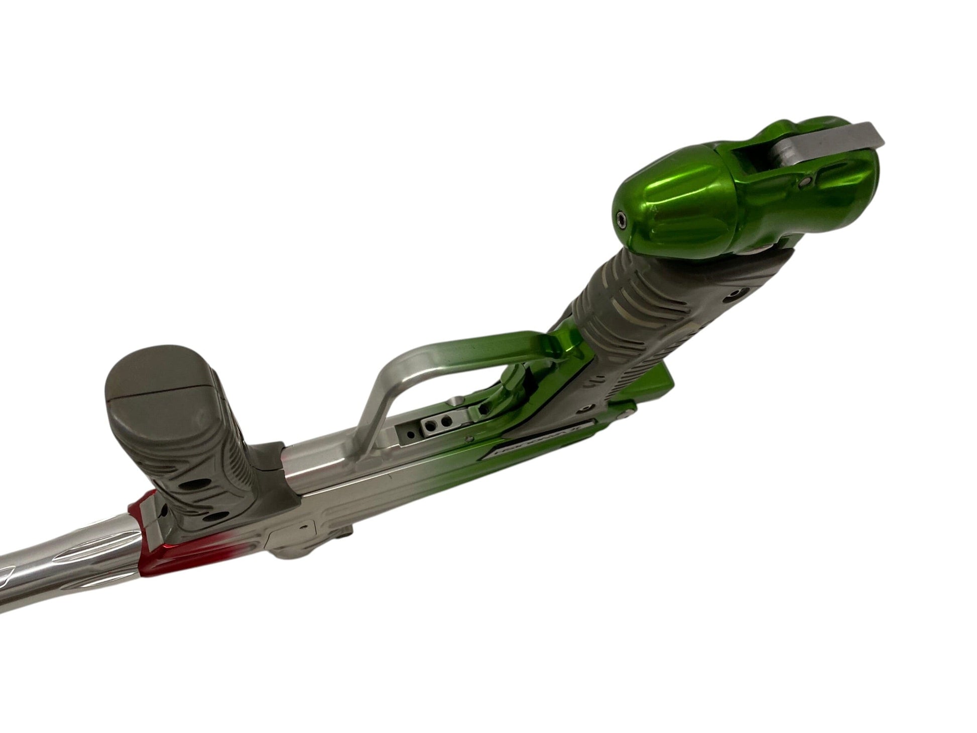 Used Empire Vanquish Green Silver Red Fade Paintball Gun Paintball Gun from CPXBrosPaintball Buy/Sell/Trade Paintball Markers, New Paintball Guns, Paintball Hoppers, Paintball Masks, and Hormesis Headbands