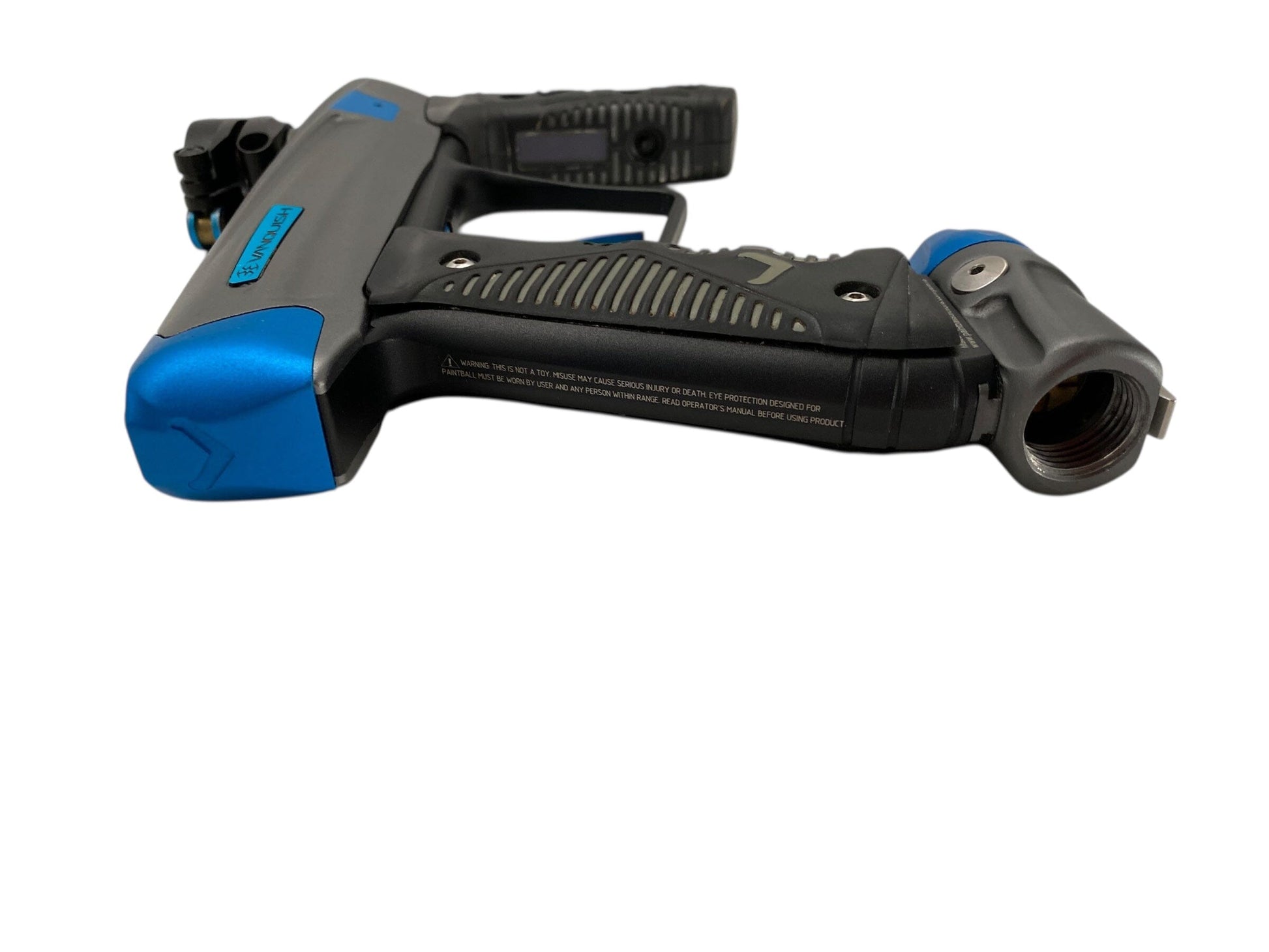 Used Empire Vanquish Gt Paintball Gun Grey/Teal Paintball Gun from CPXBrosPaintball Buy/Sell/Trade Paintball Markers, New Paintball Guns, Paintball Hoppers, Paintball Masks, and Hormesis Headbands