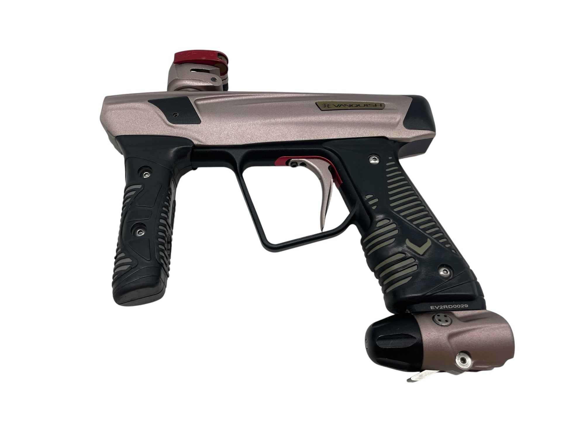 Used Empire Vanquish GT Silver/Black Paintball Gun Paintball Gun from CPXBrosPaintball Buy/Sell/Trade Paintball Markers, New Paintball Guns, Paintball Hoppers, Paintball Masks, and Hormesis Headbands