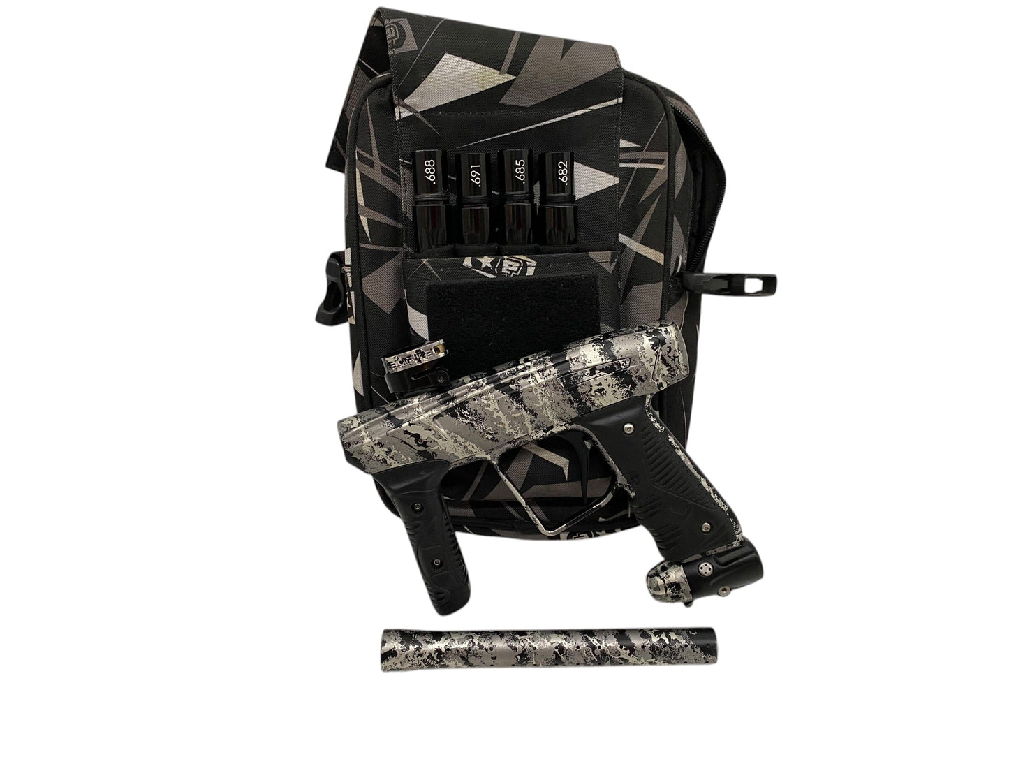 Used Empire Vanquish Gt Urban Tiger Stripe Paintball Gun Paintball Gun from CPXBrosPaintball Buy/Sell/Trade Paintball Markers, New Paintball Guns, Paintball Hoppers, Paintball Masks, and Hormesis Headbands