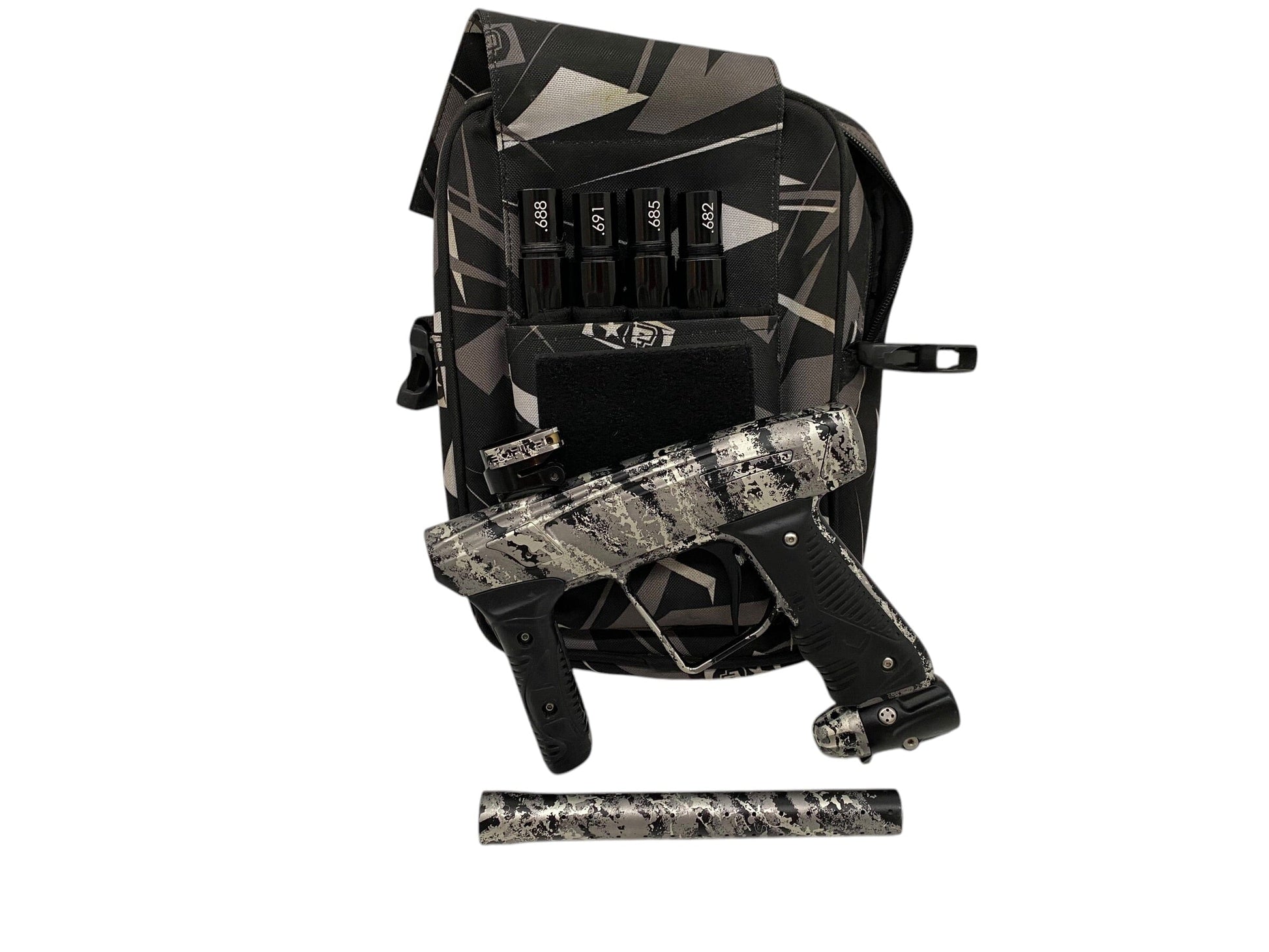 Used Empire Vanquish Gt Urban Tiger Stripe Paintball Gun Paintball Gun from CPXBrosPaintball Buy/Sell/Trade Paintball Markers, New Paintball Guns, Paintball Hoppers, Paintball Masks, and Hormesis Headbands