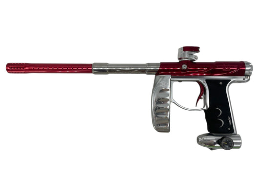 Used EMPIRE VICIOUS AXE RED/SILVER PAINTBALL GUN Paintball Gun from CPXBrosPaintball Buy/Sell/Trade Paintball Markers, New Paintball Guns, Paintball Hoppers, Paintball Masks, and Hormesis Headbands