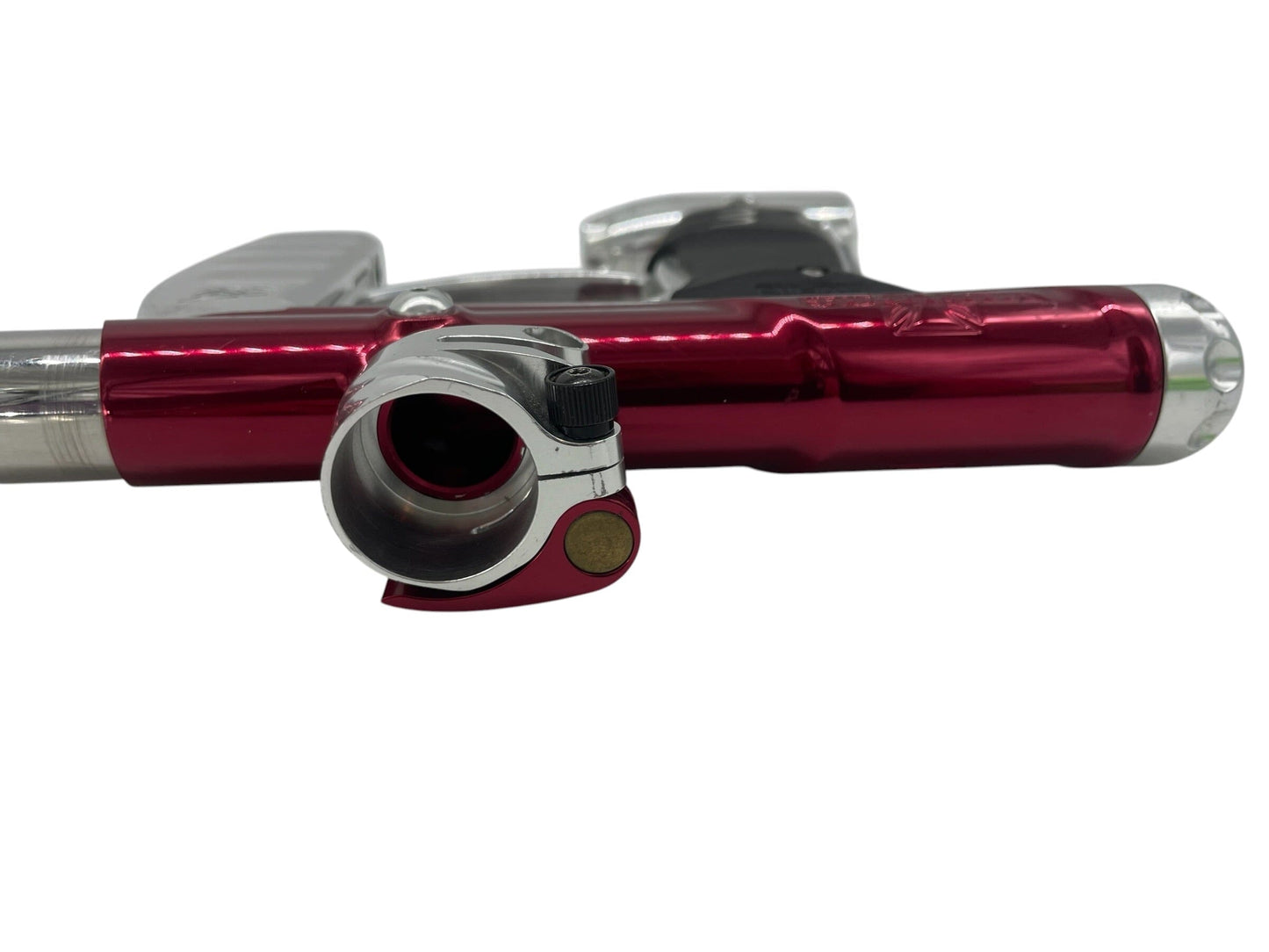 Used EMPIRE VICIOUS AXE RED/SILVER PAINTBALL GUN Paintball Gun from CPXBrosPaintball Buy/Sell/Trade Paintball Markers, New Paintball Guns, Paintball Hoppers, Paintball Masks, and Hormesis Headbands