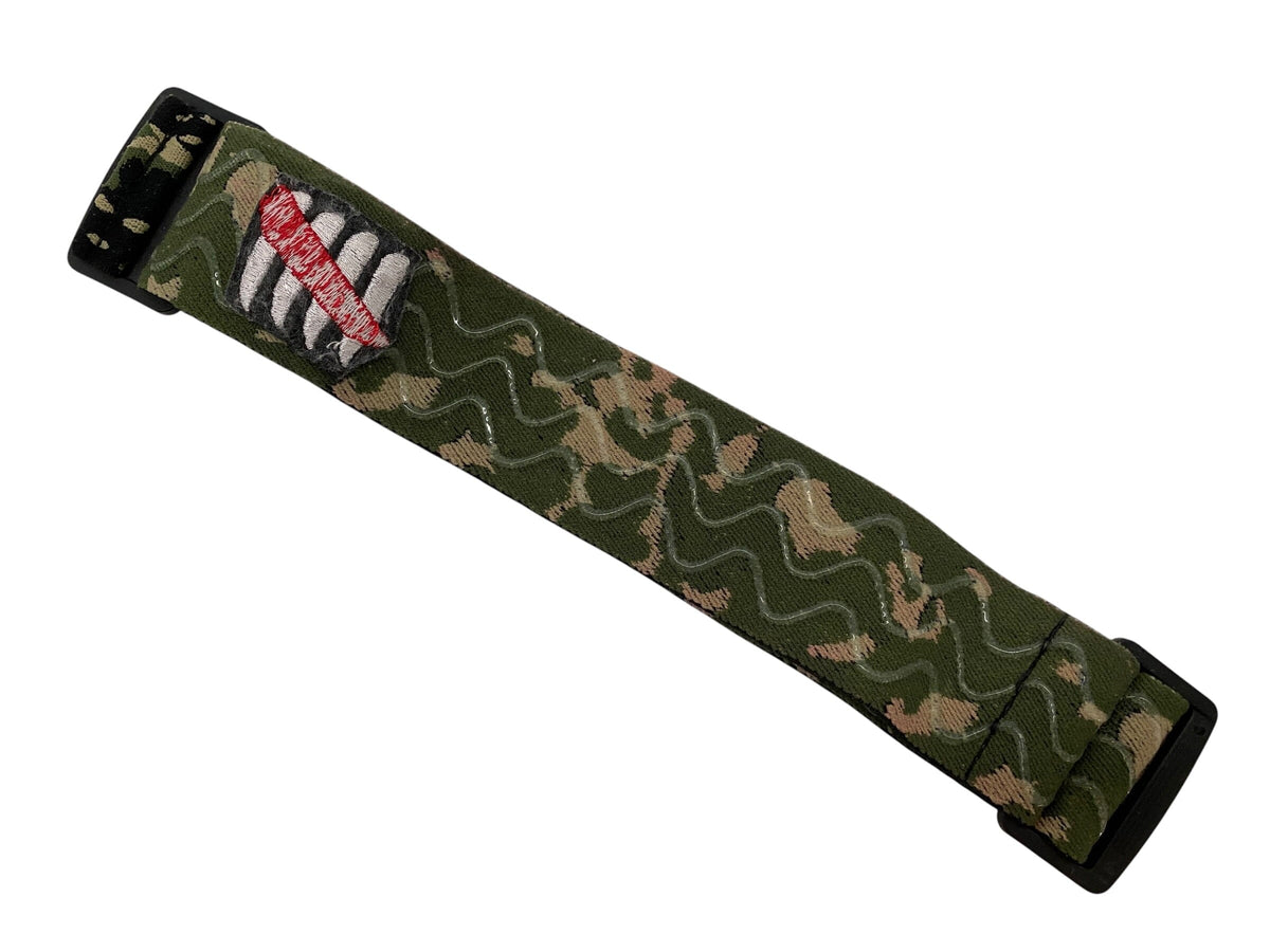 Used ENEMY OF THE STATE "Green Camo" Mask Strap Paintball Gun from CPXBrosPaintball Buy/Sell/Trade Paintball Markers, New Paintball Guns, Paintball Hoppers, Paintball Masks, and Hormesis Headbands