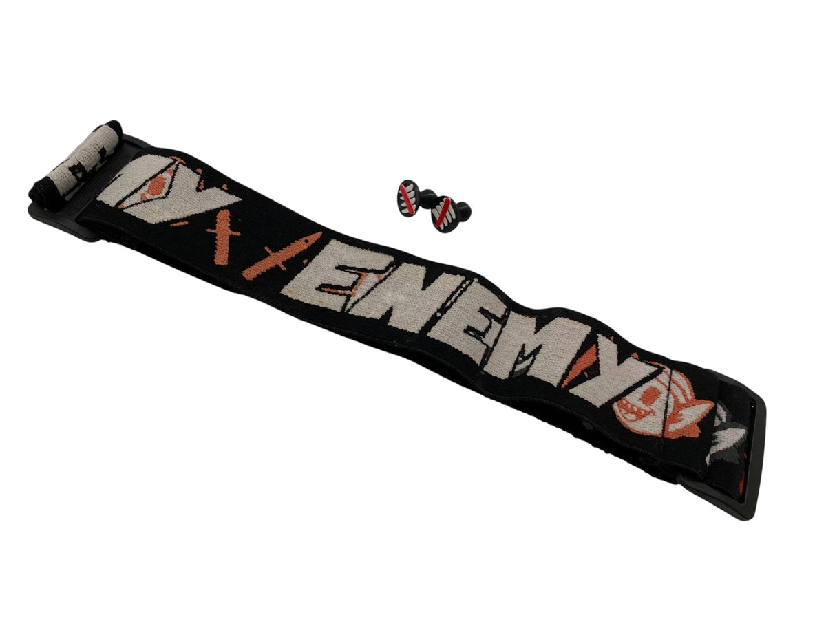 Used ENEMY OF THE STATE MASK STRAP, AND MASK PLUGS Paintball Gun from CPXBrosPaintball Buy/Sell/Trade Paintball Markers, New Paintball Guns, Paintball Hoppers, Paintball Masks, and Hormesis Headbands