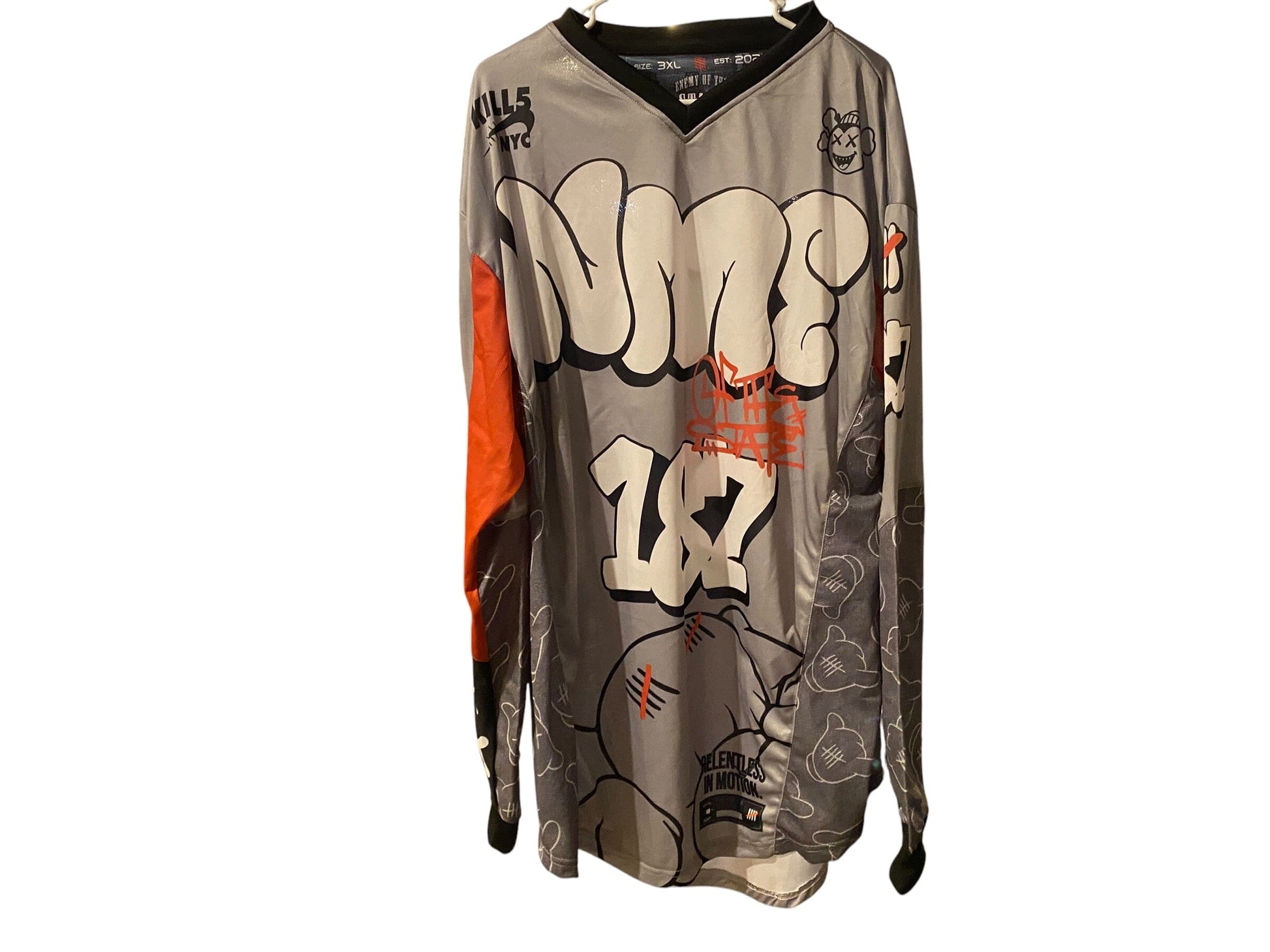 Used ENEMY OF THE STATE "NME" Paintball Jersey : Size 3XL Paintball Gun from CPXBrosPaintball Buy/Sell/Trade Paintball Markers, New Paintball Guns, Paintball Hoppers, Paintball Masks, and Hormesis Headbands