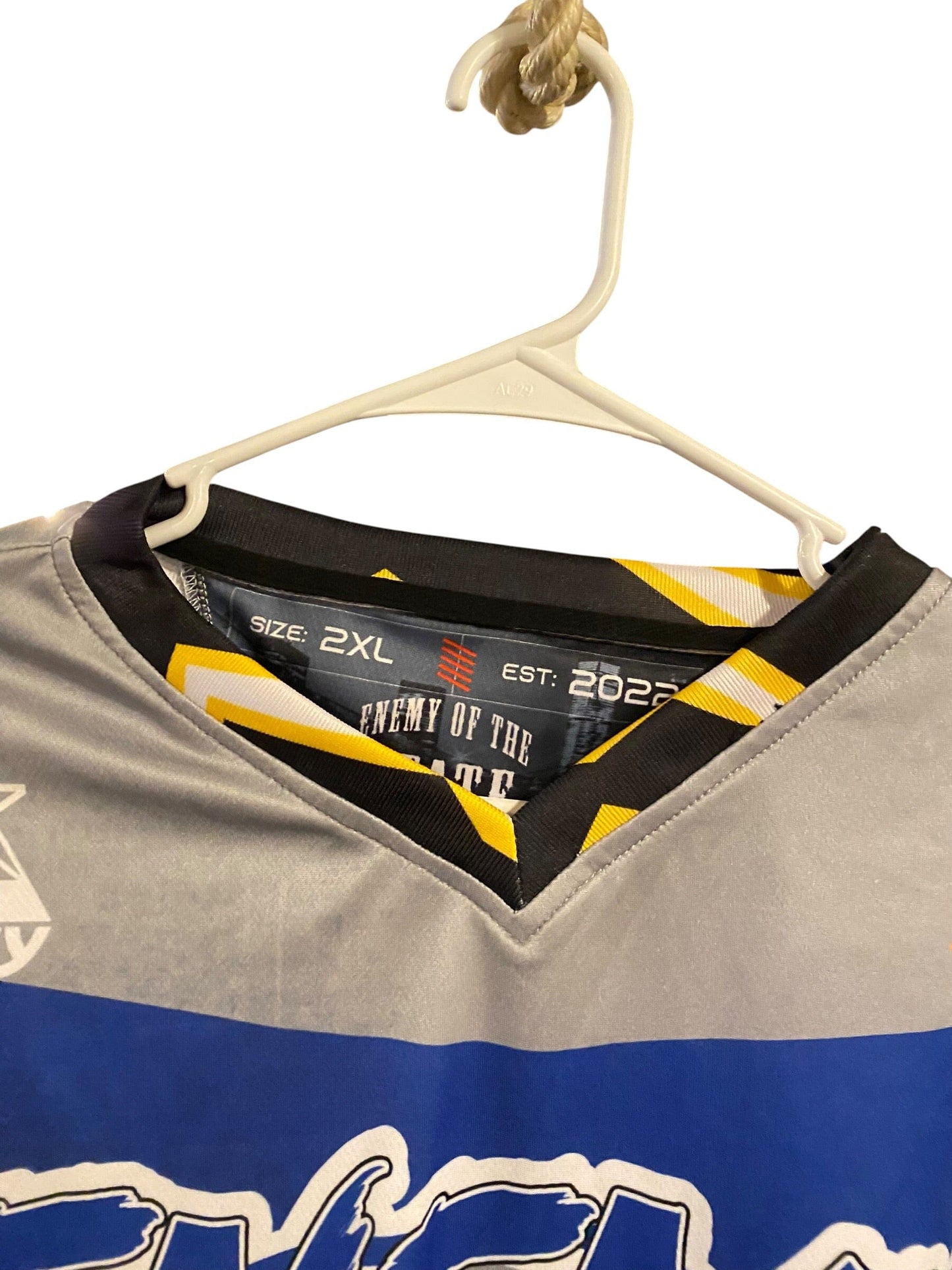 Used ENEMY OF THE STATE Paintball Jersey : Size 2XL Paintball Gun from CPXBrosPaintball Buy/Sell/Trade Paintball Markers, New Paintball Guns, Paintball Hoppers, Paintball Masks, and Hormesis Headbands