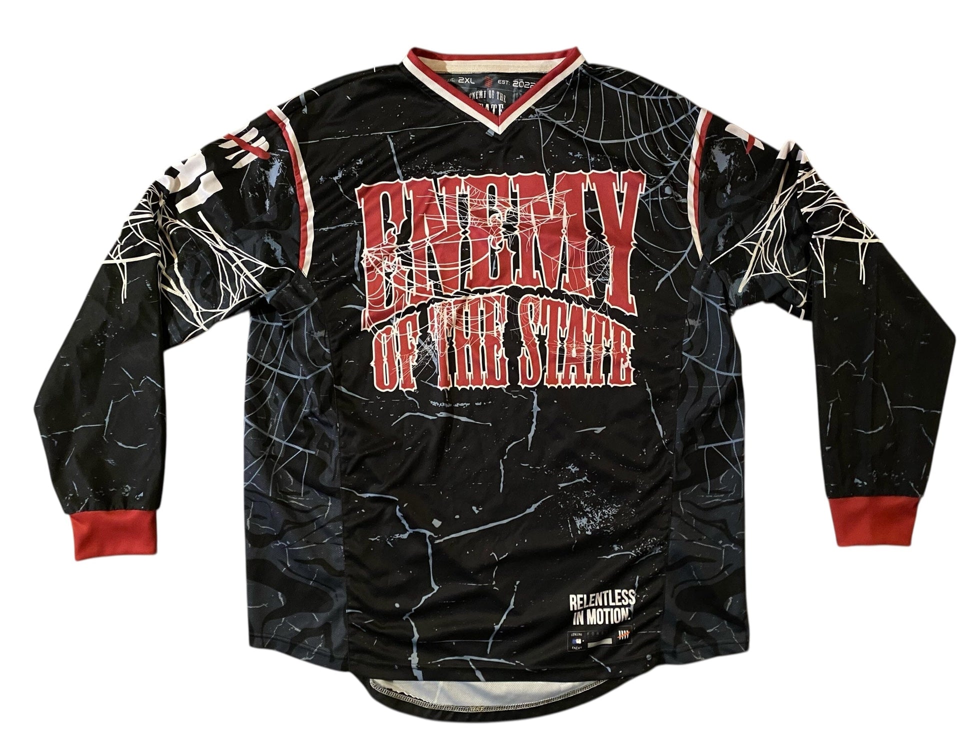 Used ENEMY OF THE STATE Paintball Jersey : size 2XL Paintball Gun from CPXBrosPaintball Buy/Sell/Trade Paintball Markers, New Paintball Guns, Paintball Hoppers, Paintball Masks, and Hormesis Headbands