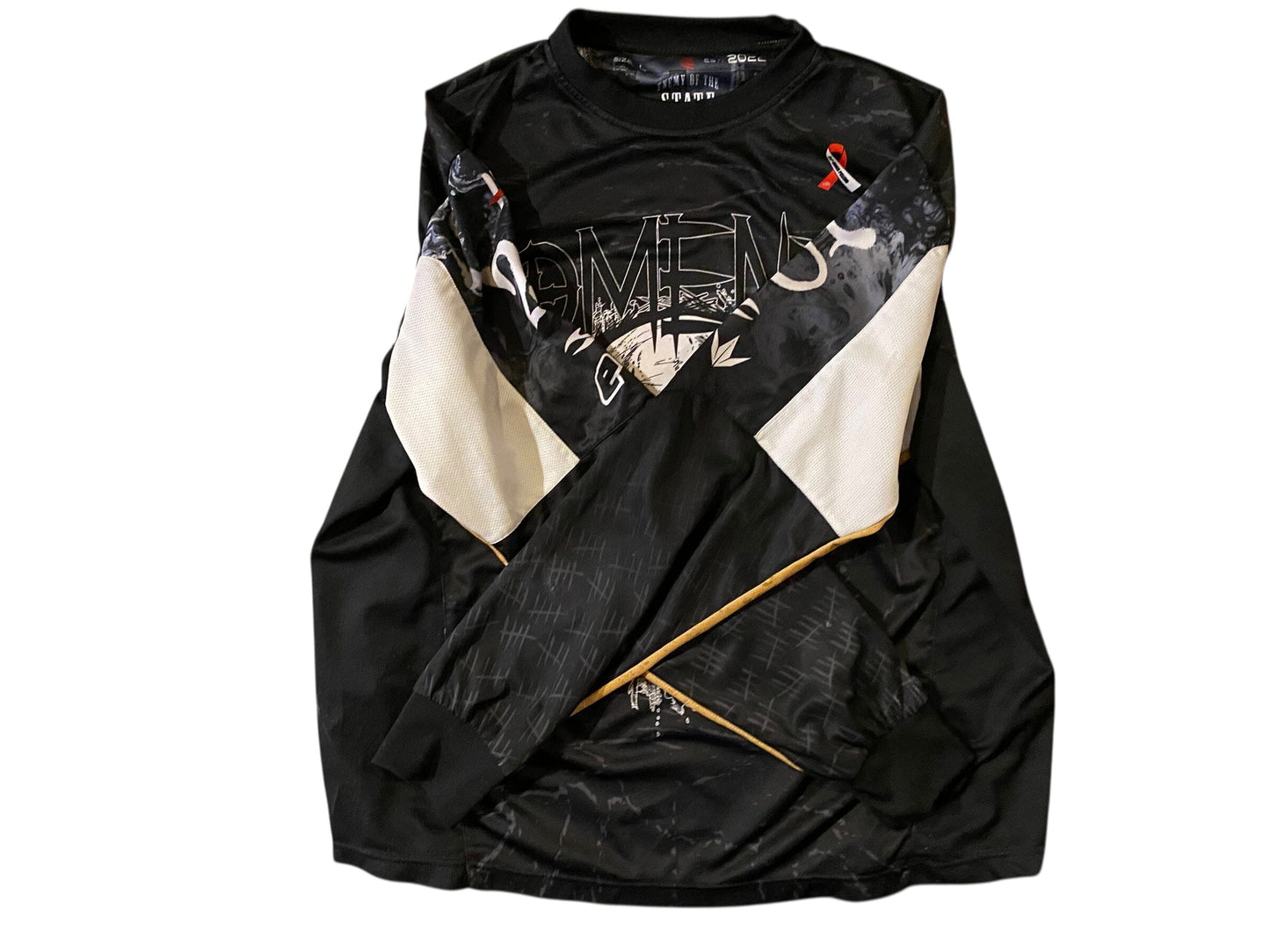 Used ENEMY OF THE STATE Paintball Jersey - size LARGE Paintball Gun from CPXBrosPaintball Buy/Sell/Trade Paintball Markers, New Paintball Guns, Paintball Hoppers, Paintball Masks, and Hormesis Headbands