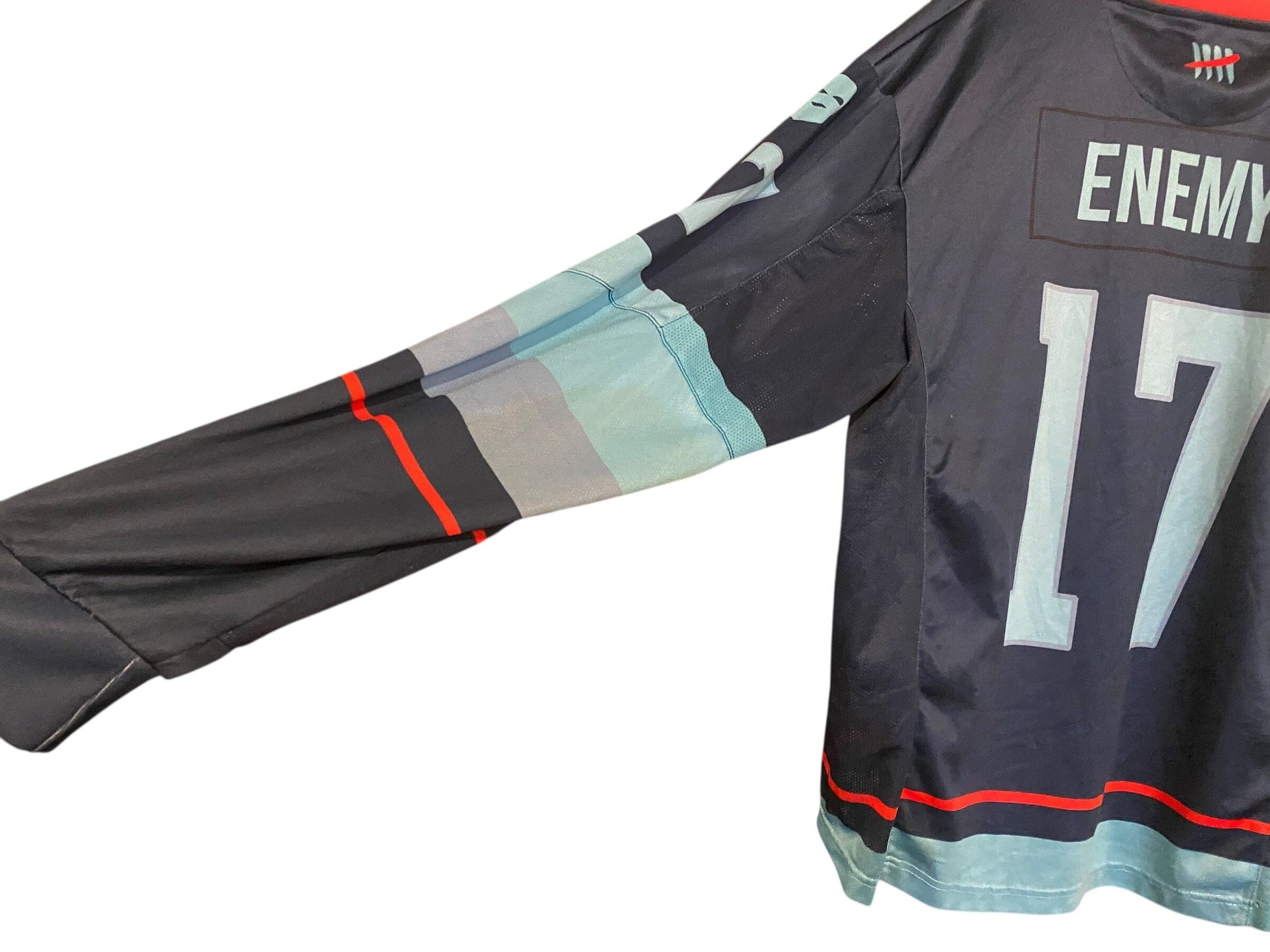Used ENEMY OF THE STATE Paintball Jersey : Size LARGE Paintball Gun from CPXBrosPaintball Buy/Sell/Trade Paintball Markers, New Paintball Guns, Paintball Hoppers, Paintball Masks, and Hormesis Headbands