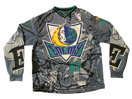 Used ENEMY OF THE STATE Paintball Jersey : size LARGE Paintball Gun from CPXBrosPaintball Buy/Sell/Trade Paintball Markers, New Paintball Guns, Paintball Hoppers, Paintball Masks, and Hormesis Headbands