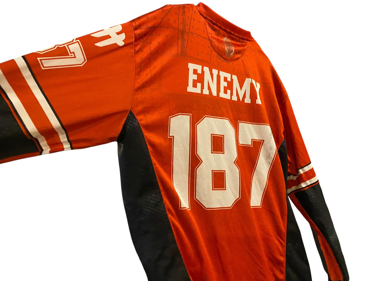 Used ENEMY OF THE STATE PAINTBALL JERSEY : SIZE XL Paintball Gun from CPXBrosPaintball Buy/Sell/Trade Paintball Markers, New Paintball Guns, Paintball Hoppers, Paintball Masks, and Hormesis Headbands