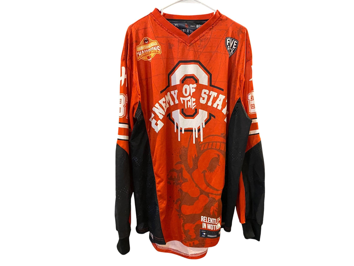 Used ENEMY OF THE STATE PAINTBALL JERSEY : SIZE XL Paintball Gun from CPXBrosPaintball Buy/Sell/Trade Paintball Markers, New Paintball Guns, Paintball Hoppers, Paintball Masks, and Hormesis Headbands