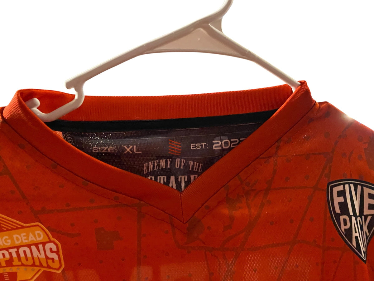 Used ENEMY OF THE STATE PAINTBALL JERSEY : SIZE XL Paintball Gun from CPXBrosPaintball Buy/Sell/Trade Paintball Markers, New Paintball Guns, Paintball Hoppers, Paintball Masks, and Hormesis Headbands