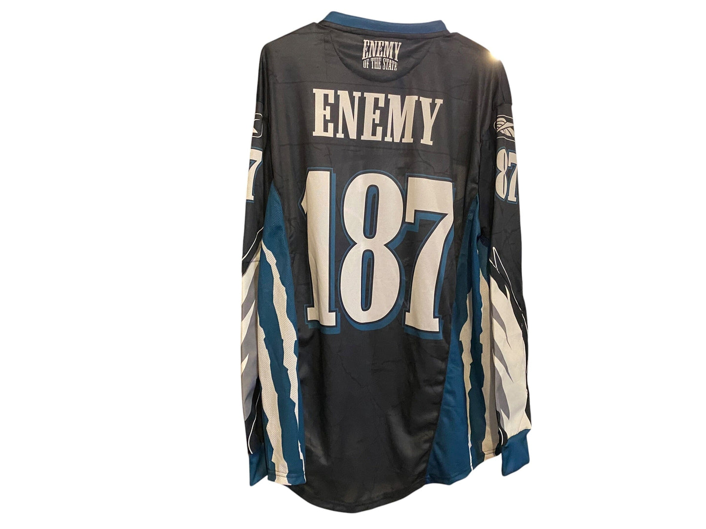 Used ENEMY OF THE STATE “Philadelphia Enemies” Paintball Jersey : Size MEDIUM Paintball Gun from CPXBrosPaintball Buy/Sell/Trade Paintball Markers, New Paintball Guns, Paintball Hoppers, Paintball Masks, and Hormesis Headbands