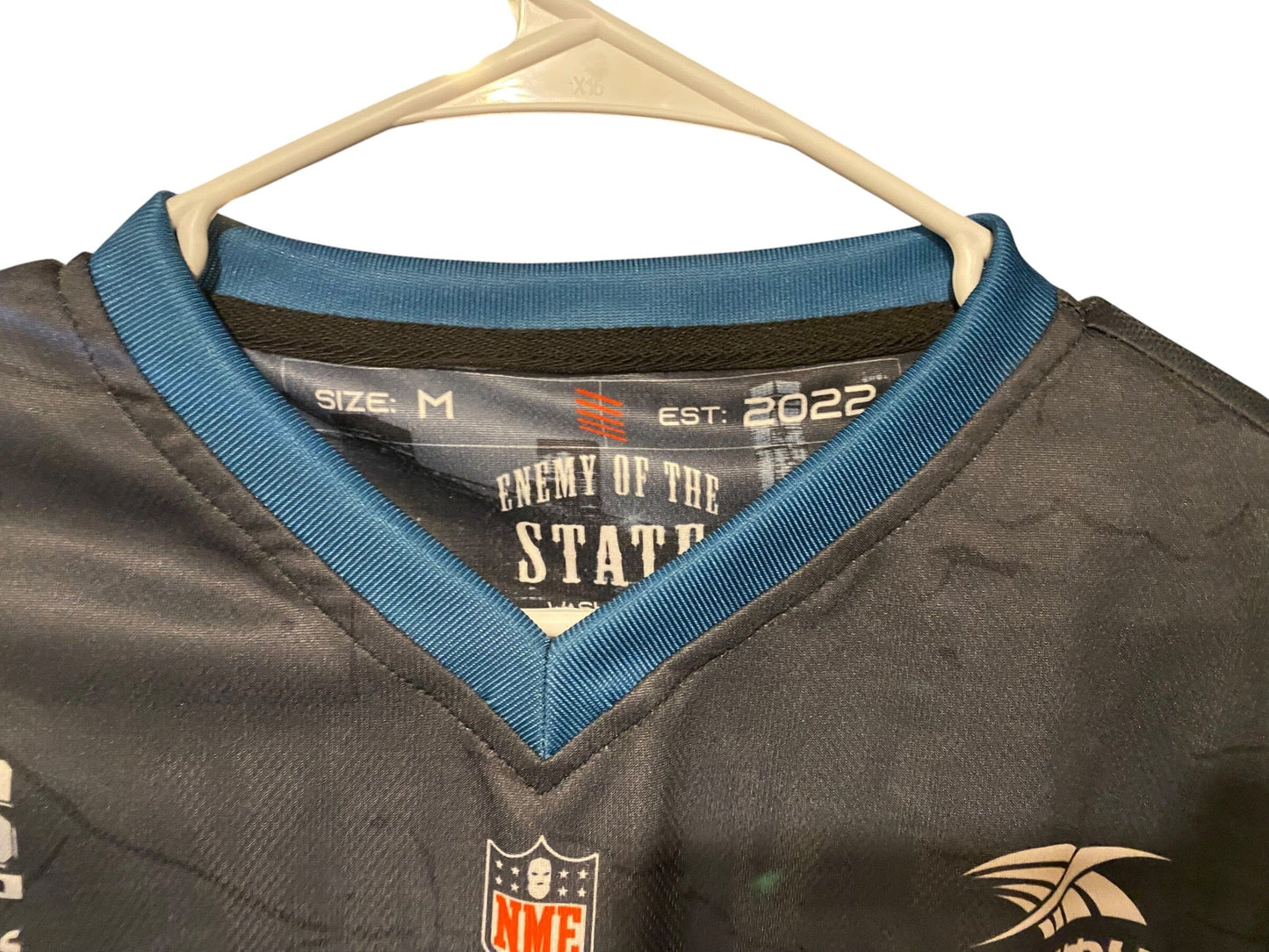 Used ENEMY OF THE STATE “Philadelphia Enemies” Paintball Jersey : Size MEDIUM Paintball Gun from CPXBrosPaintball Buy/Sell/Trade Paintball Markers, New Paintball Guns, Paintball Hoppers, Paintball Masks, and Hormesis Headbands