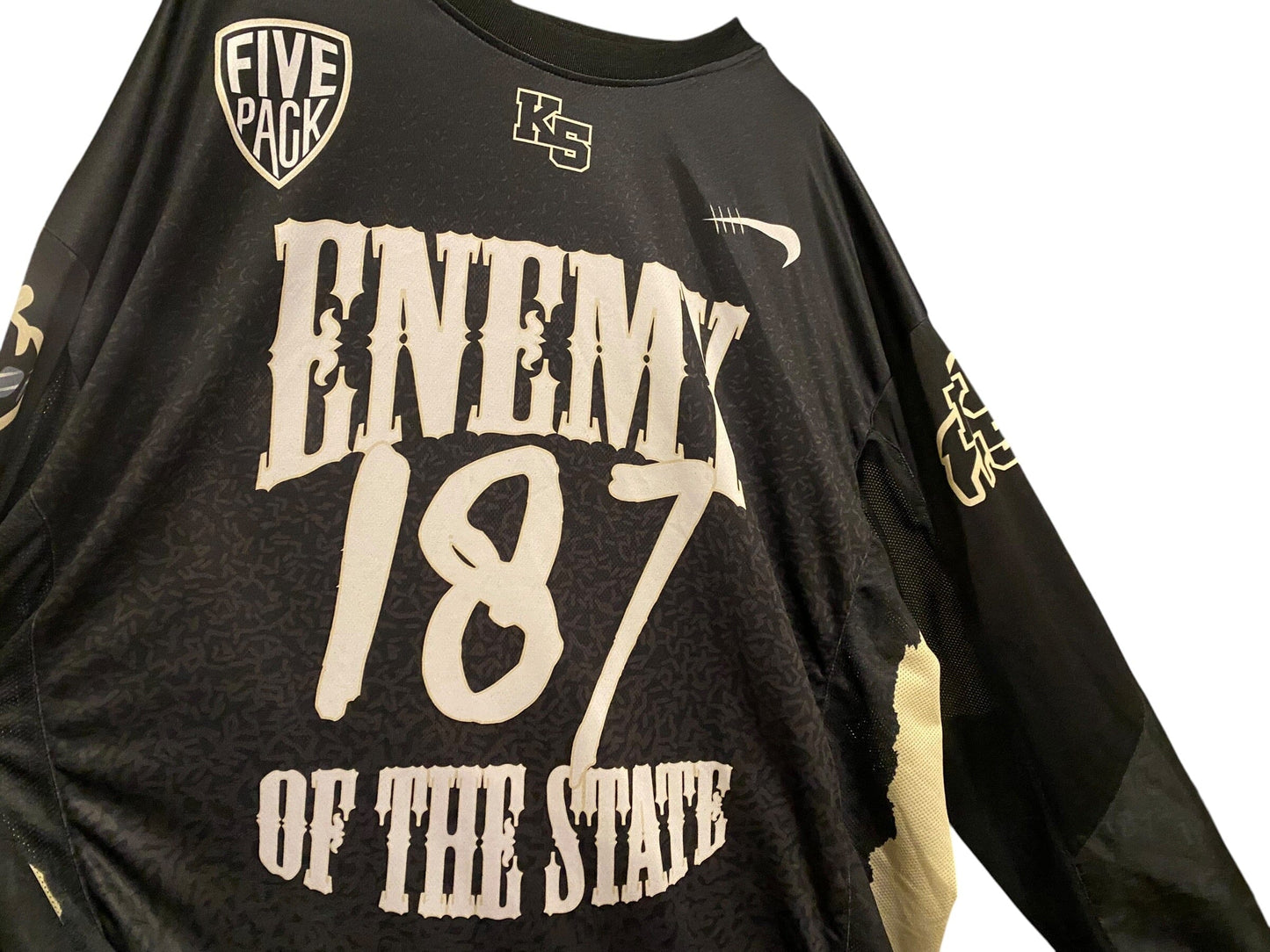 Used ENEMY OF THE STATE "Primetime" Paintball Jersey : Size 4XL Paintball Gun from CPXBrosPaintball Buy/Sell/Trade Paintball Markers, New Paintball Guns, Paintball Hoppers, Paintball Masks, and Hormesis Headbands