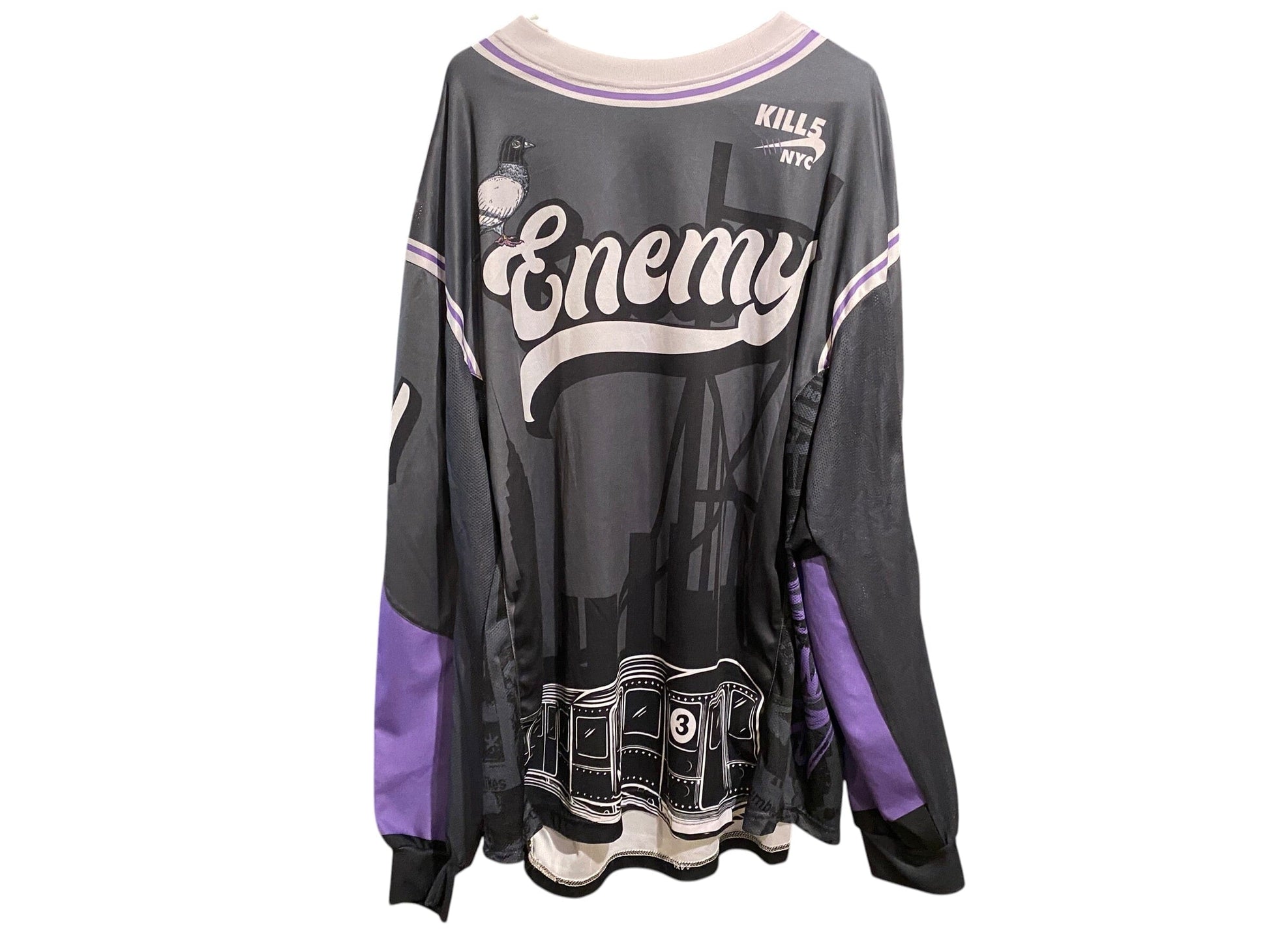 Used ENEMY OF THE STATE "Purple Pigeon" Paintball Jersey : Size 4XL Paintball Gun from CPXBrosPaintball Buy/Sell/Trade Paintball Markers, New Paintball Guns, Paintball Hoppers, Paintball Masks, and Hormesis Headbands