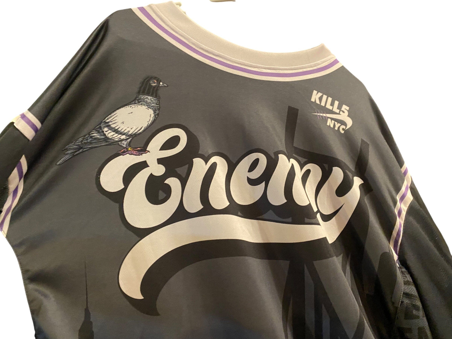 Used ENEMY OF THE STATE "Purple Pigeon" Paintball Jersey : Size 4XL Paintball Gun from CPXBrosPaintball Buy/Sell/Trade Paintball Markers, New Paintball Guns, Paintball Hoppers, Paintball Masks, and Hormesis Headbands
