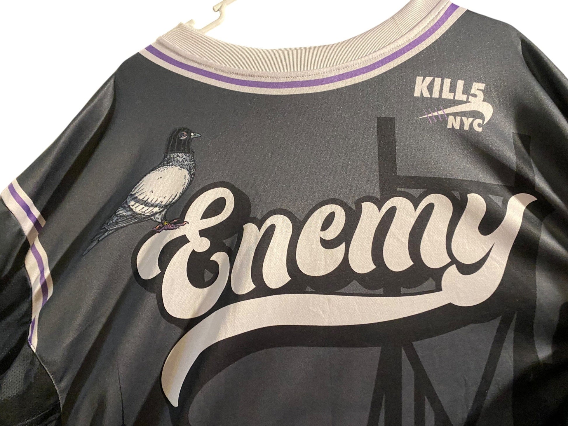 Used ENEMY OF THE STATE "Purple Pigeon" Paintball Jersey : Size 4XL Paintball Gun from CPXBrosPaintball Buy/Sell/Trade Paintball Markers, New Paintball Guns, Paintball Hoppers, Paintball Masks, and Hormesis Headbands