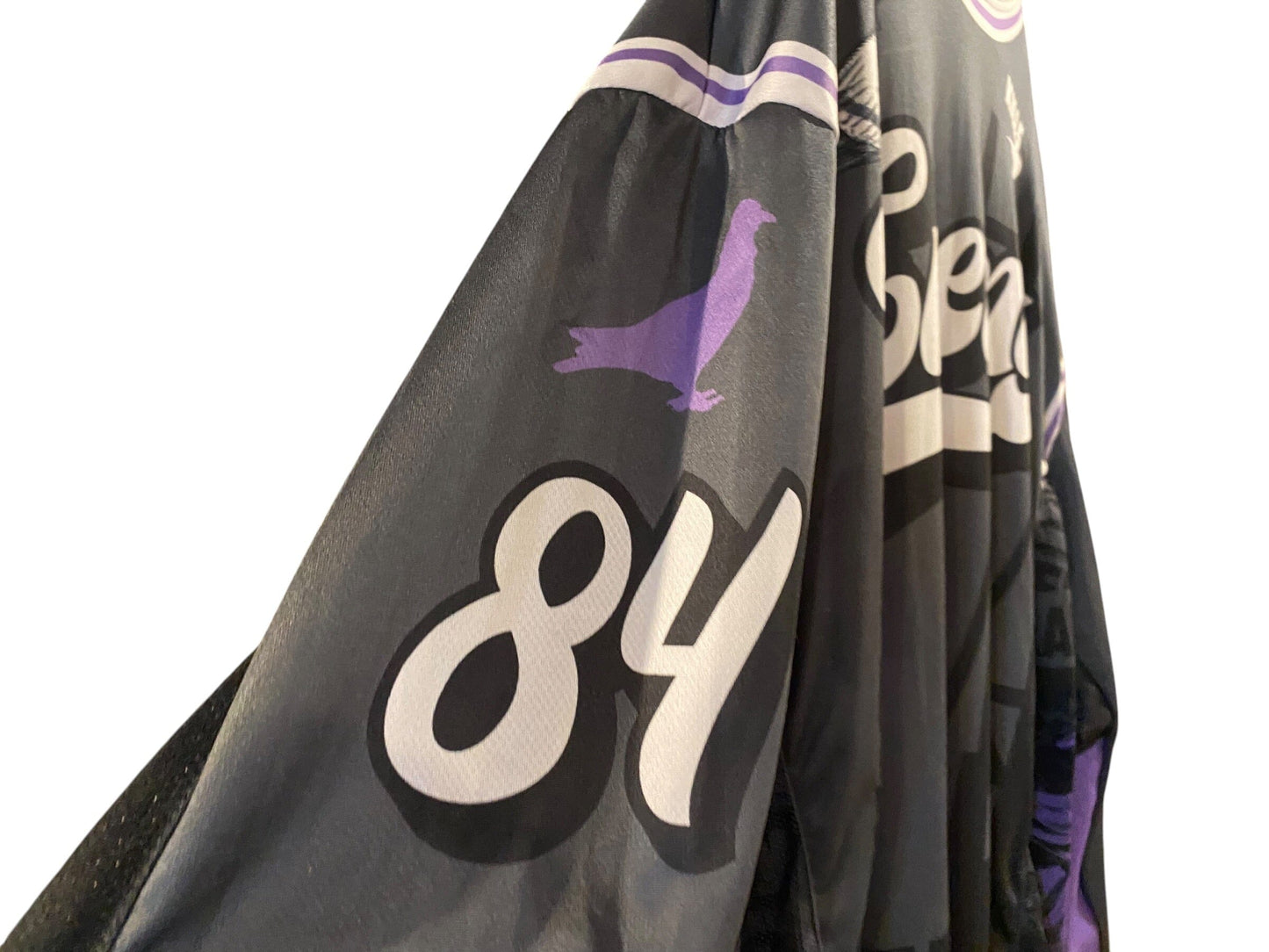 Used ENEMY OF THE STATE "Purple Pigeon" Paintball Jersey : Size 4XL Paintball Gun from CPXBrosPaintball Buy/Sell/Trade Paintball Markers, New Paintball Guns, Paintball Hoppers, Paintball Masks, and Hormesis Headbands