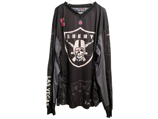 Used ENEMY OF THE STATE "Raiders" Paintball Jersey : Size 4XL Paintball Gun from CPXBrosPaintball Buy/Sell/Trade Paintball Markers, New Paintball Guns, Paintball Hoppers, Paintball Masks, and Hormesis Headbands