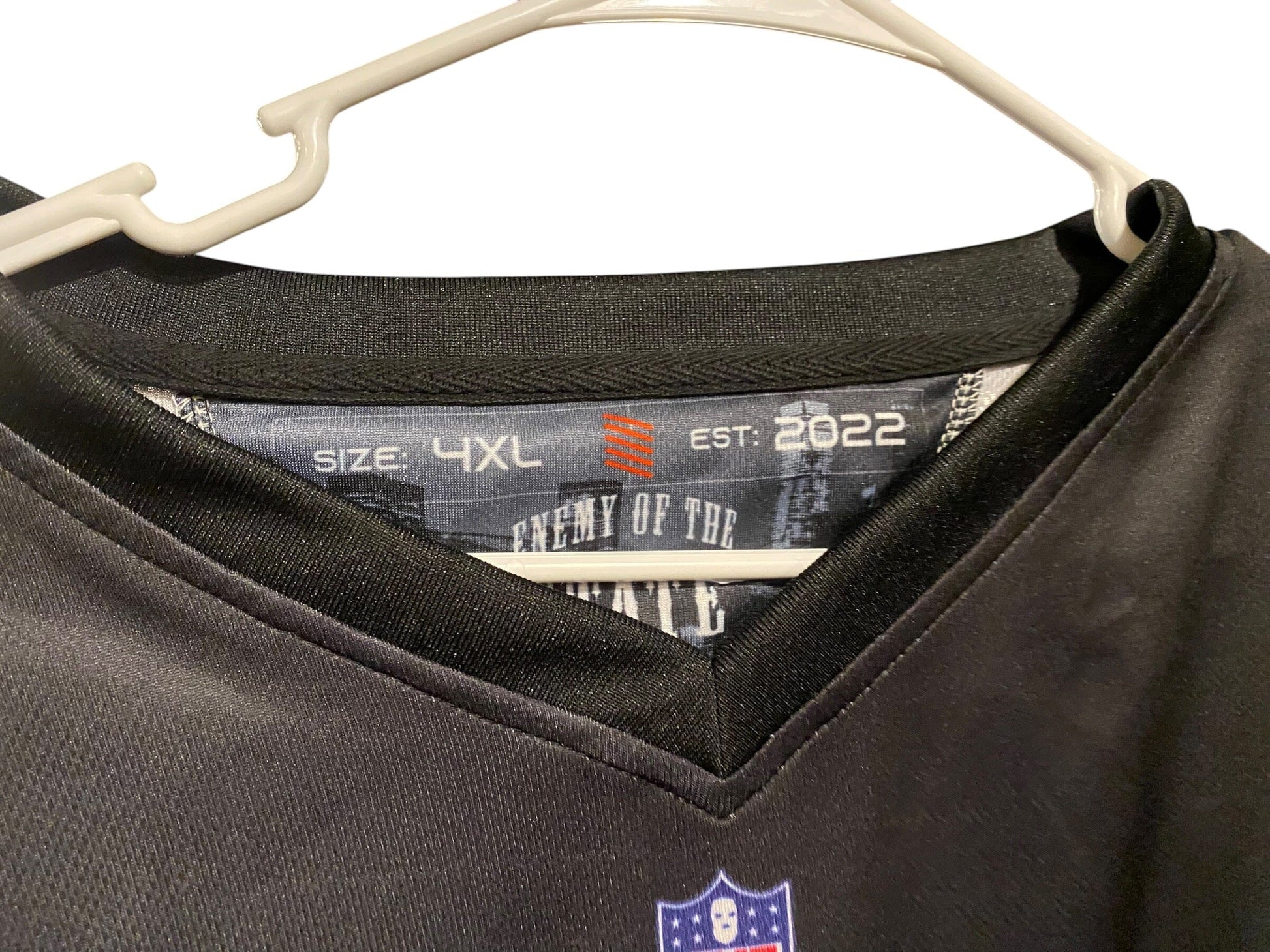 Used ENEMY OF THE STATE "Raiders" Paintball Jersey : Size 4XL Paintball Gun from CPXBrosPaintball Buy/Sell/Trade Paintball Markers, New Paintball Guns, Paintball Hoppers, Paintball Masks, and Hormesis Headbands