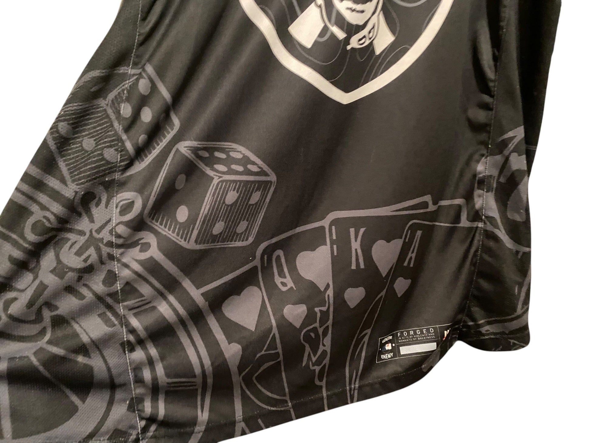 Used ENEMY OF THE STATE "Raiders" Paintball Jersey : Size 4XL Paintball Gun from CPXBrosPaintball Buy/Sell/Trade Paintball Markers, New Paintball Guns, Paintball Hoppers, Paintball Masks, and Hormesis Headbands