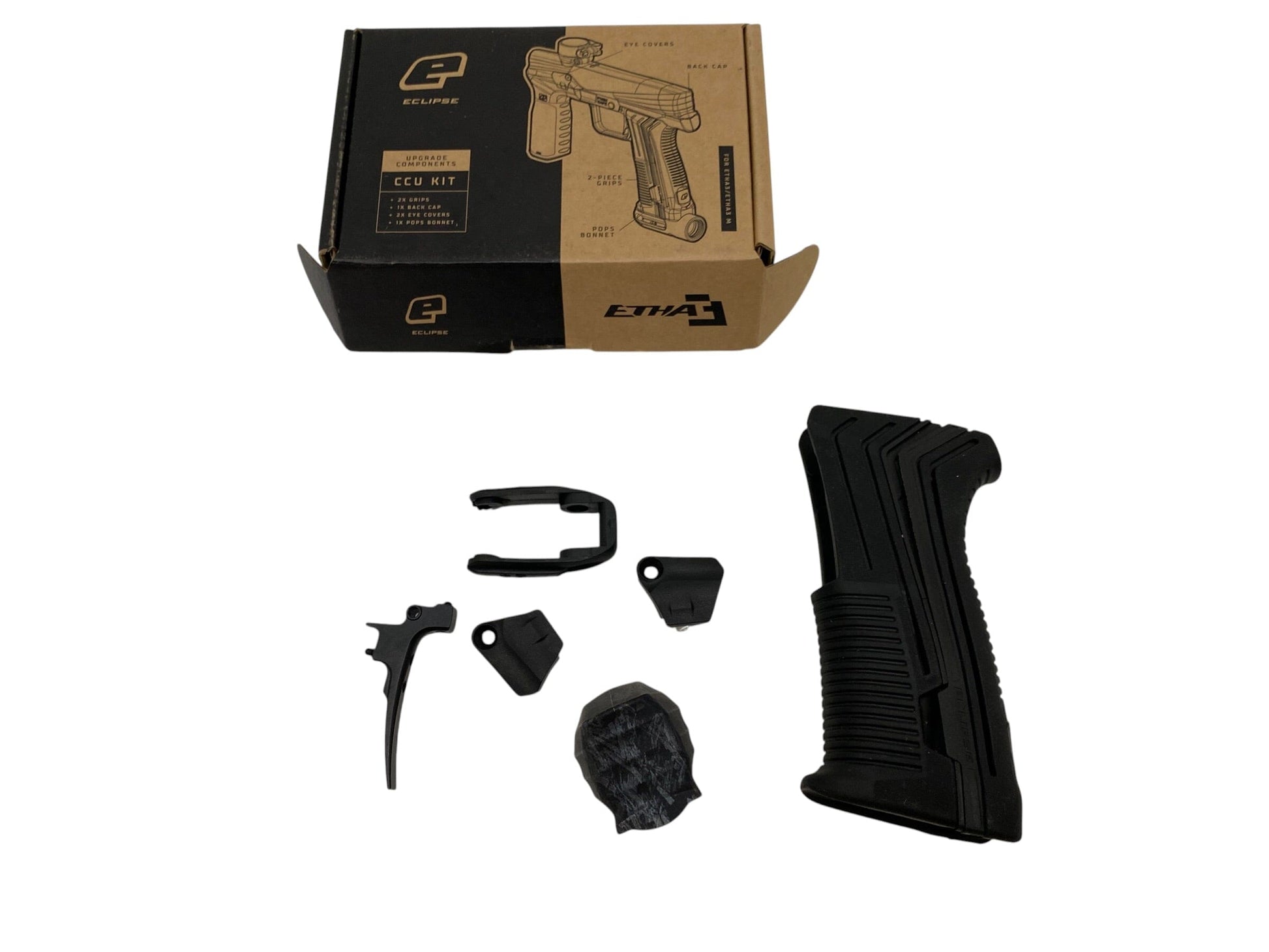 Used Etha 3 Accent Kit Parts Black + Trigger Paintball Gun from CPXBrosPaintball Buy/Sell/Trade Paintball Markers, New Paintball Guns, Paintball Hoppers, Paintball Masks, and Hormesis Headbands