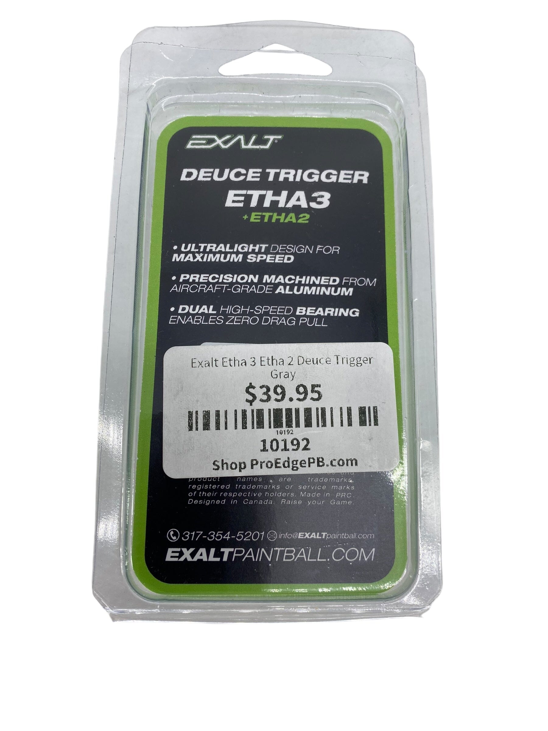 Used Exalt DEUCE Upgrade Trigger - Fits ETHA 3 / ETHA 2 Paintball Gun from CPXBrosPaintball Buy/Sell/Trade Paintball Markers, New Paintball Guns, Paintball Hoppers, Paintball Masks, and Hormesis Headbands