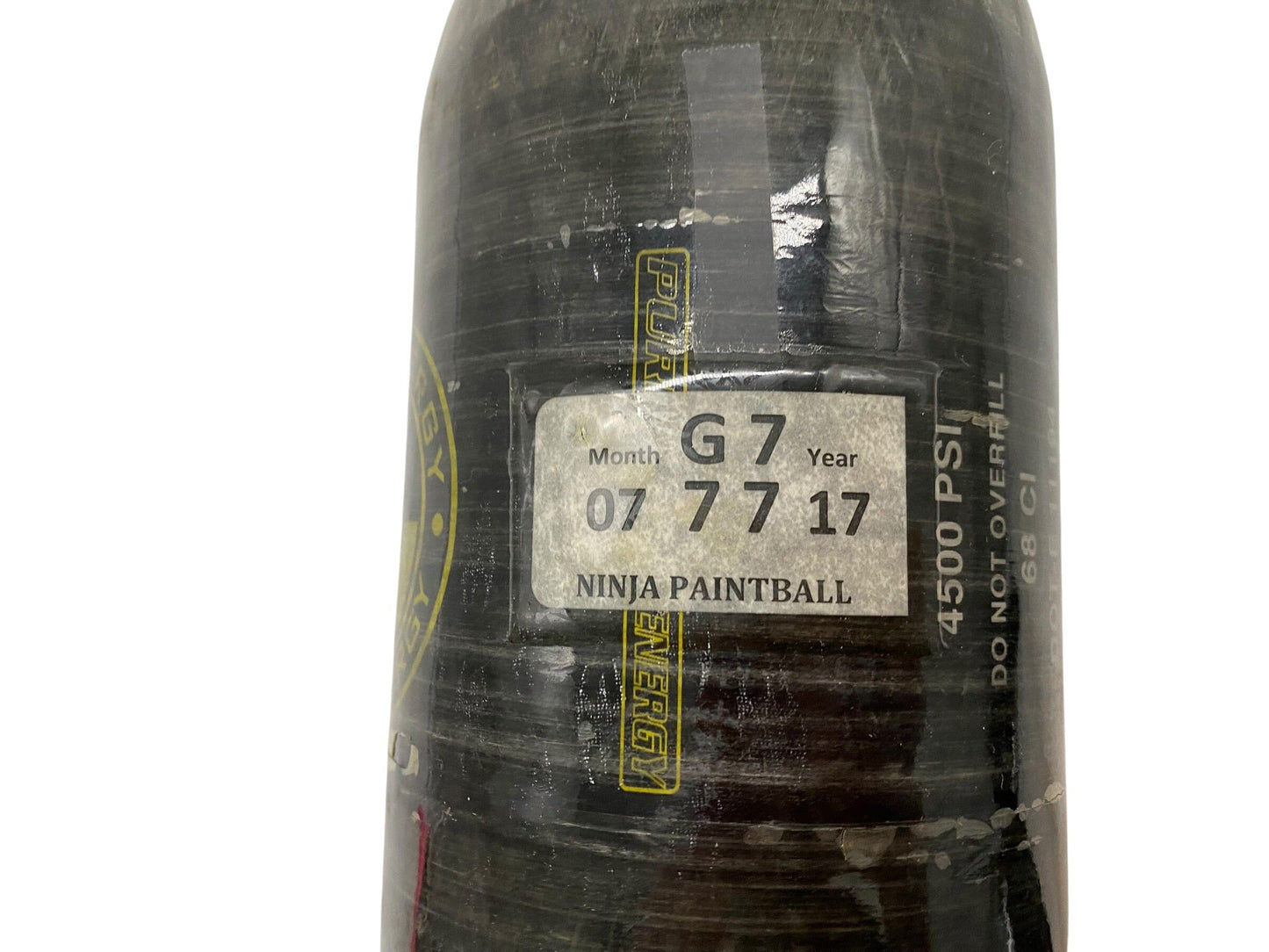 Used Expired "Pure Energy" Paintball Tank (For Decoration) Paintball Gun from CPXBrosPaintball Buy/Sell/Trade Paintball Markers, New Paintball Guns, Paintball Hoppers, Paintball Masks, and Hormesis Headbands