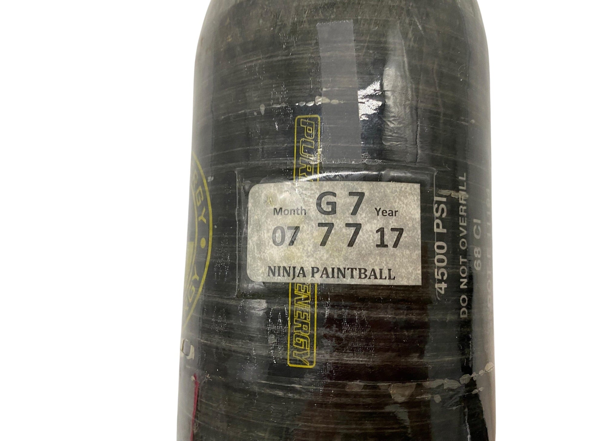 Used Expired "Pure Energy" Paintball Tank (For Decoration) Paintball Gun from CPXBrosPaintball Buy/Sell/Trade Paintball Markers, New Paintball Guns, Paintball Hoppers, Paintball Masks, and Hormesis Headbands