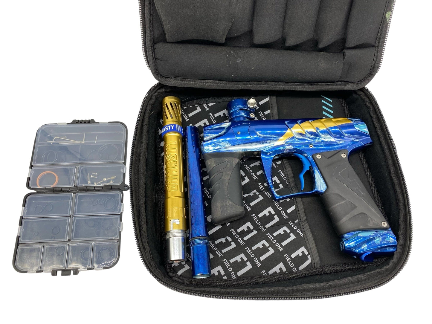 Used Field One Force Marcello Margott MM33 Signature Series Paintball Gun Paintball Gun from CPXBrosPaintball Buy/Sell/Trade Paintball Markers, New Paintball Guns, Paintball Hoppers, Paintball Masks, and Hormesis Headbands