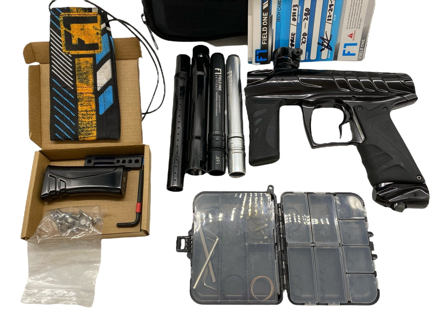 Used Field One Force Paintball Gun Black Paintball Gun from CPXBrosPaintball Buy/Sell/Trade Paintball Markers, New Paintball Guns, Paintball Hoppers, Paintball Masks, and Hormesis Headbands