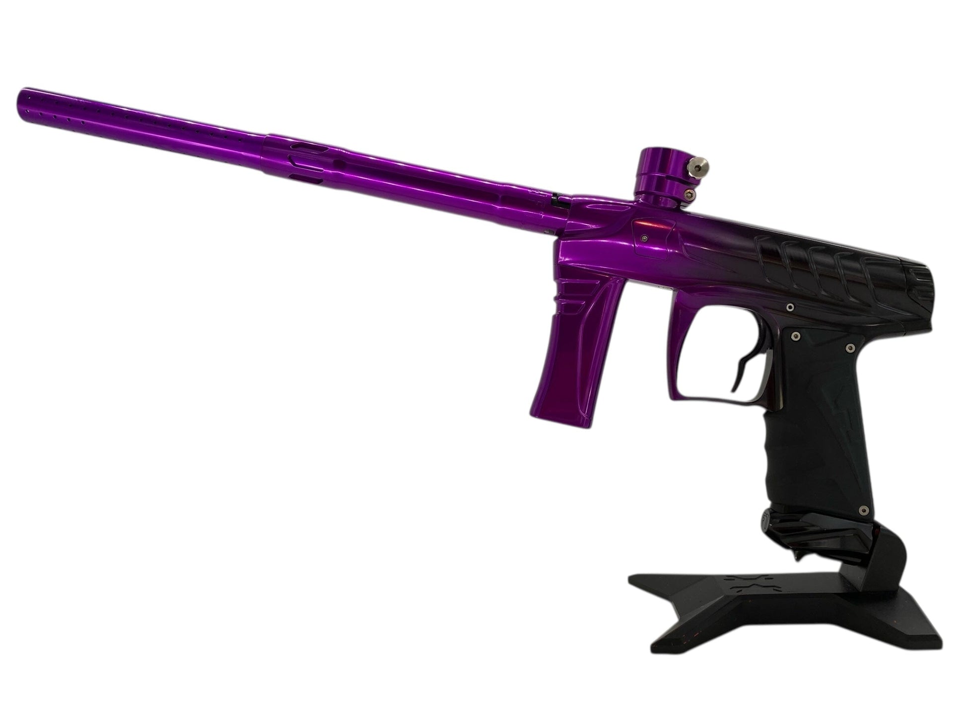 Used Field One Force Paintball Gun Black/Purple Fade Paintball Gun from CPXBrosPaintball Buy/Sell/Trade Paintball Markers, New Paintball Guns, Paintball Hoppers, Paintball Masks, and Hormesis Headbands