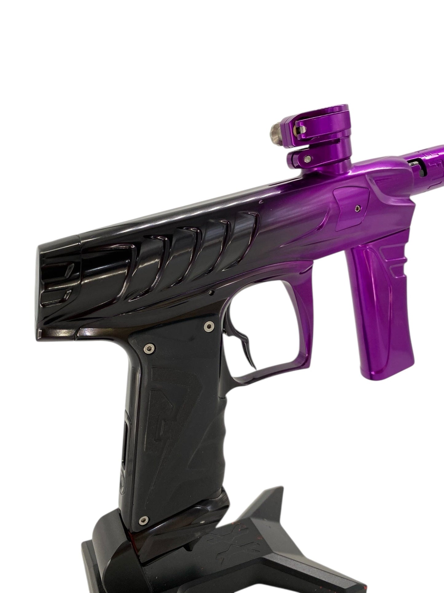 Used Field One Force Paintball Gun Black/Purple Fade Paintball Gun from CPXBrosPaintball Buy/Sell/Trade Paintball Markers, New Paintball Guns, Paintball Hoppers, Paintball Masks, and Hormesis Headbands