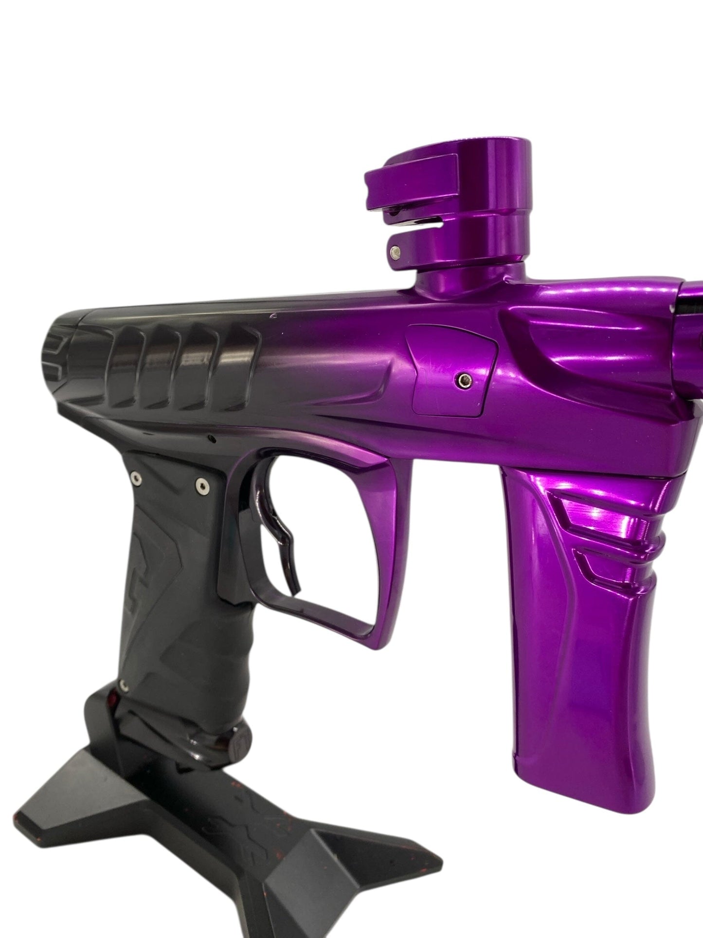 Used Field One Force Paintball Gun Black/Purple Fade Paintball Gun from CPXBrosPaintball Buy/Sell/Trade Paintball Markers, New Paintball Guns, Paintball Hoppers, Paintball Masks, and Hormesis Headbands