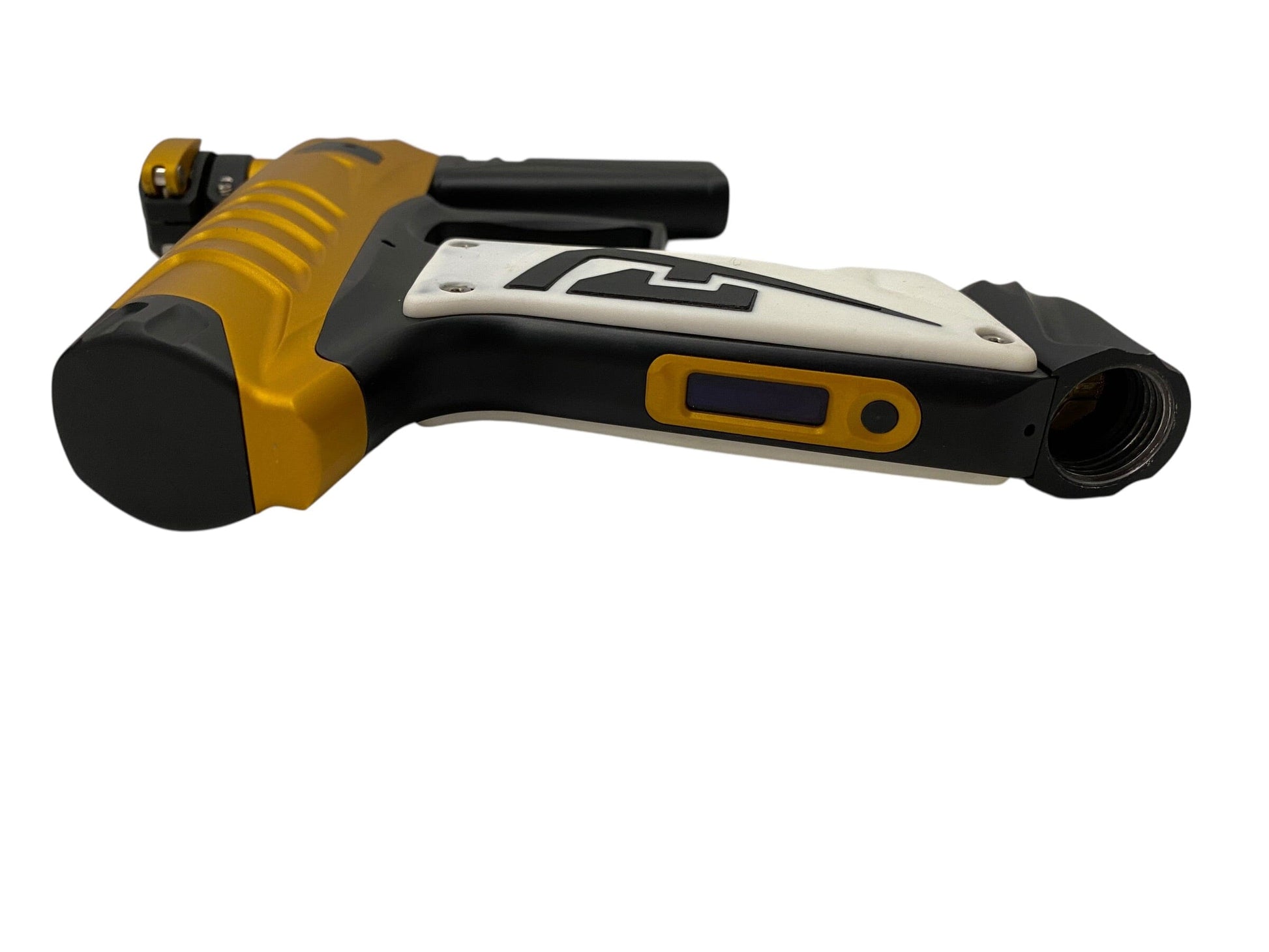 Used Field One Force Paintball Gun Gold/Black Paintball Gun from CPXBrosPaintball Buy/Sell/Trade Paintball Markers, New Paintball Guns, Paintball Hoppers, Paintball Masks, and Hormesis Headbands