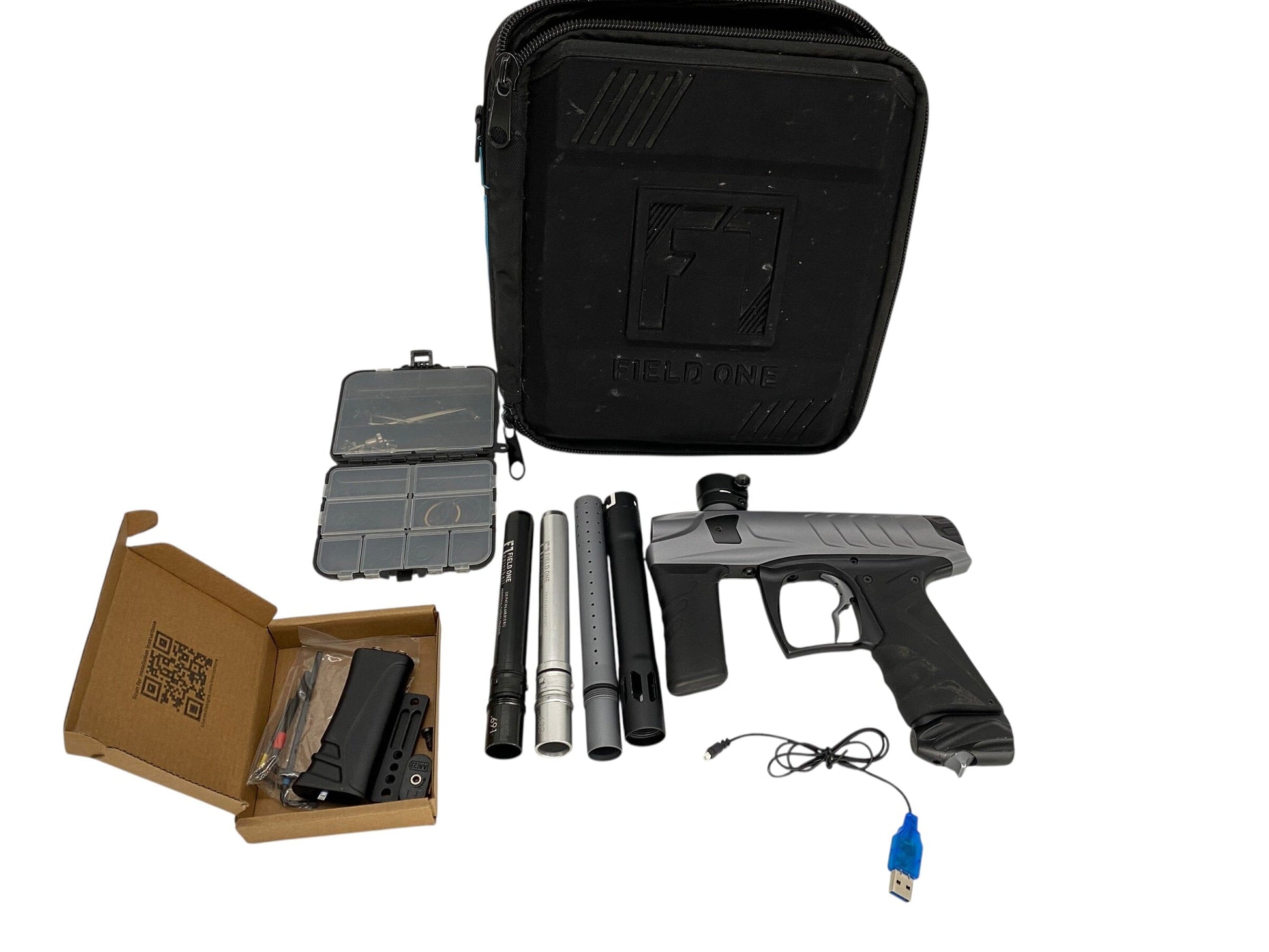 Used Field One Force Silver/Black Paintball Gun Paintball Gun from CPXBrosPaintball Buy/Sell/Trade Paintball Markers, New Paintball Guns, Paintball Hoppers, Paintball Masks, and Hormesis Headbands