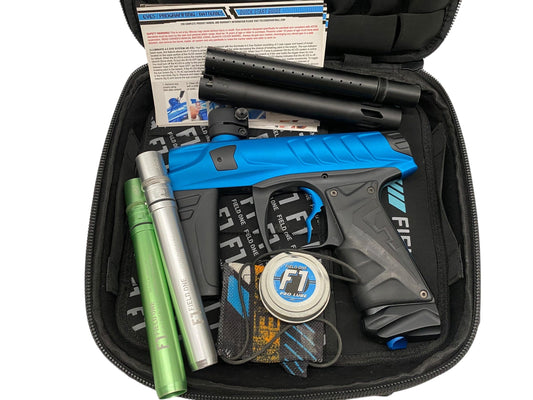 Used Field One Force Upgraded Paintball Gun Blue/Black Paintball Gun from CPXBrosPaintball Buy/Sell/Trade Paintball Markers, New Paintball Guns, Paintball Hoppers, Paintball Masks, and Hormesis Headbands