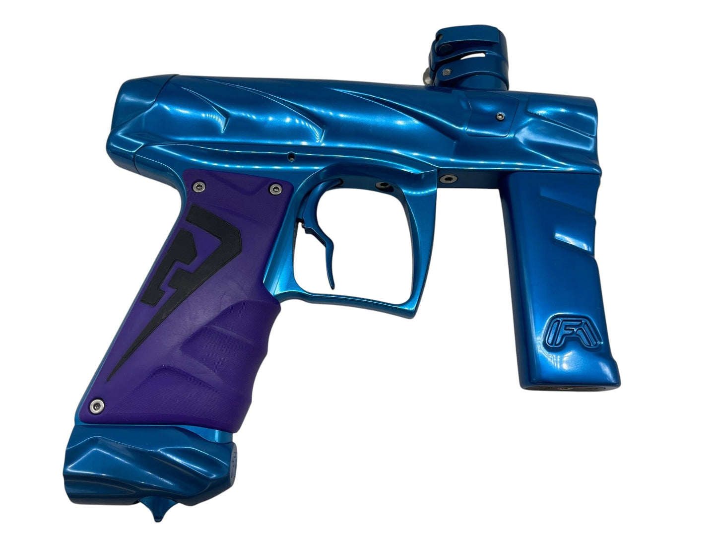 Used Field One Force V2 Gloss Blue Paintball Gun Paintball Gun from CPXBrosPaintball Buy/Sell/Trade Paintball Markers, New Paintball Guns, Paintball Hoppers, Paintball Masks, and Hormesis Headbands