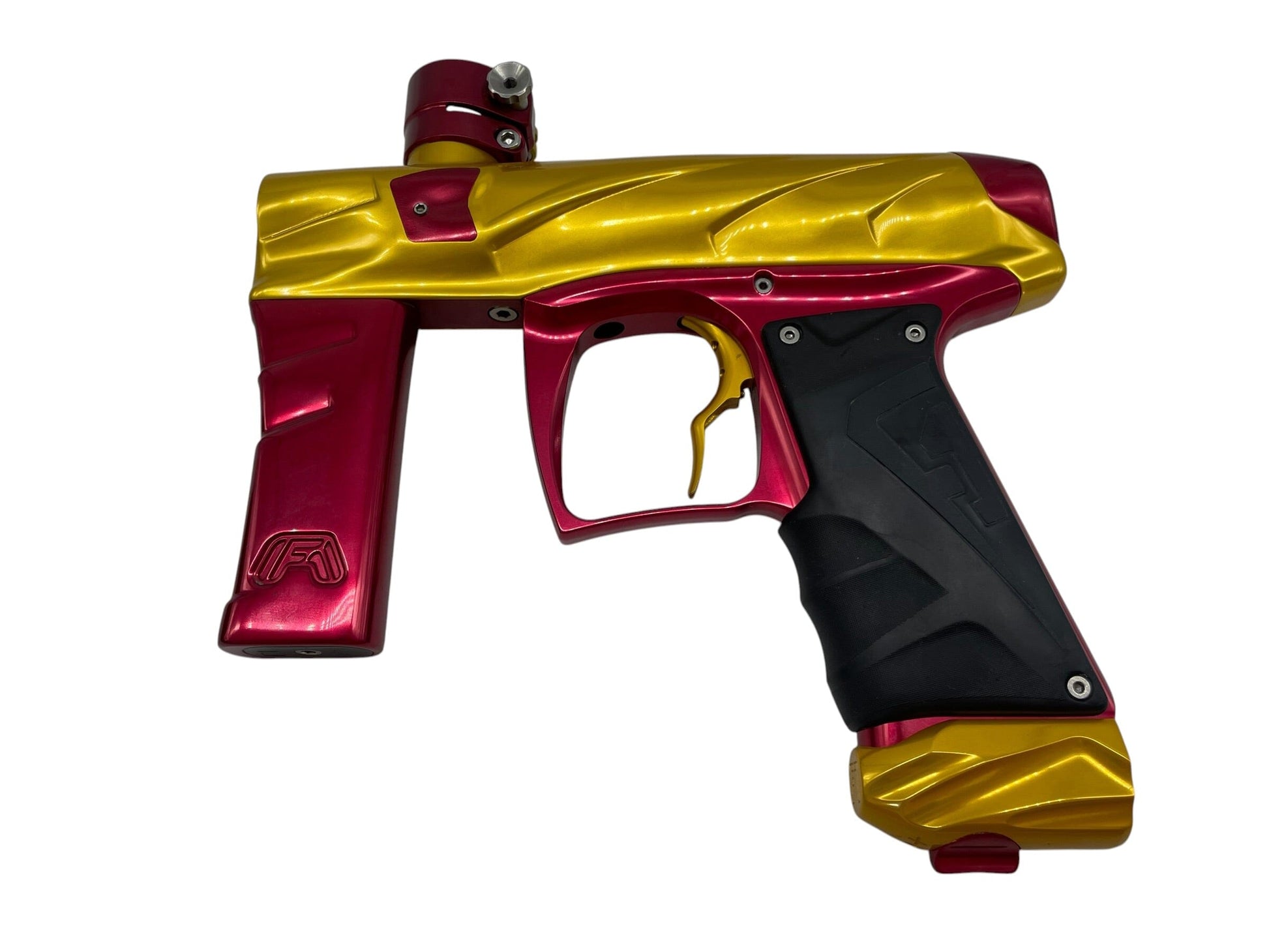 Used Field One Force V2 Gold/Red Paintball Gun Paintball Gun from CPXBrosPaintball Buy/Sell/Trade Paintball Markers, New Paintball Guns, Paintball Hoppers, Paintball Masks, and Hormesis Headbands