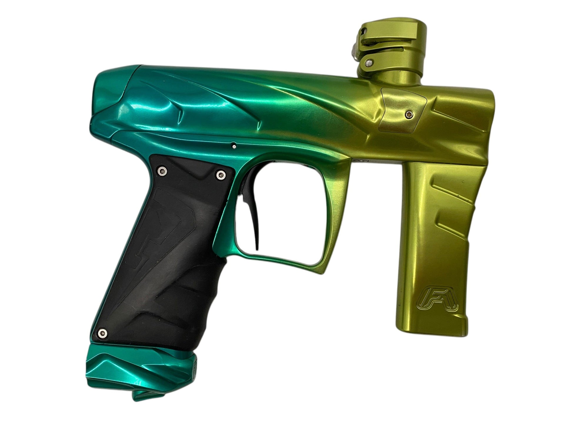 Used Field One Force V2 Green Fade Paintball Gun Paintball Gun from CPXBrosPaintball Buy/Sell/Trade Paintball Markers, New Paintball Guns, Paintball Hoppers, Paintball Masks, and Hormesis Headbands