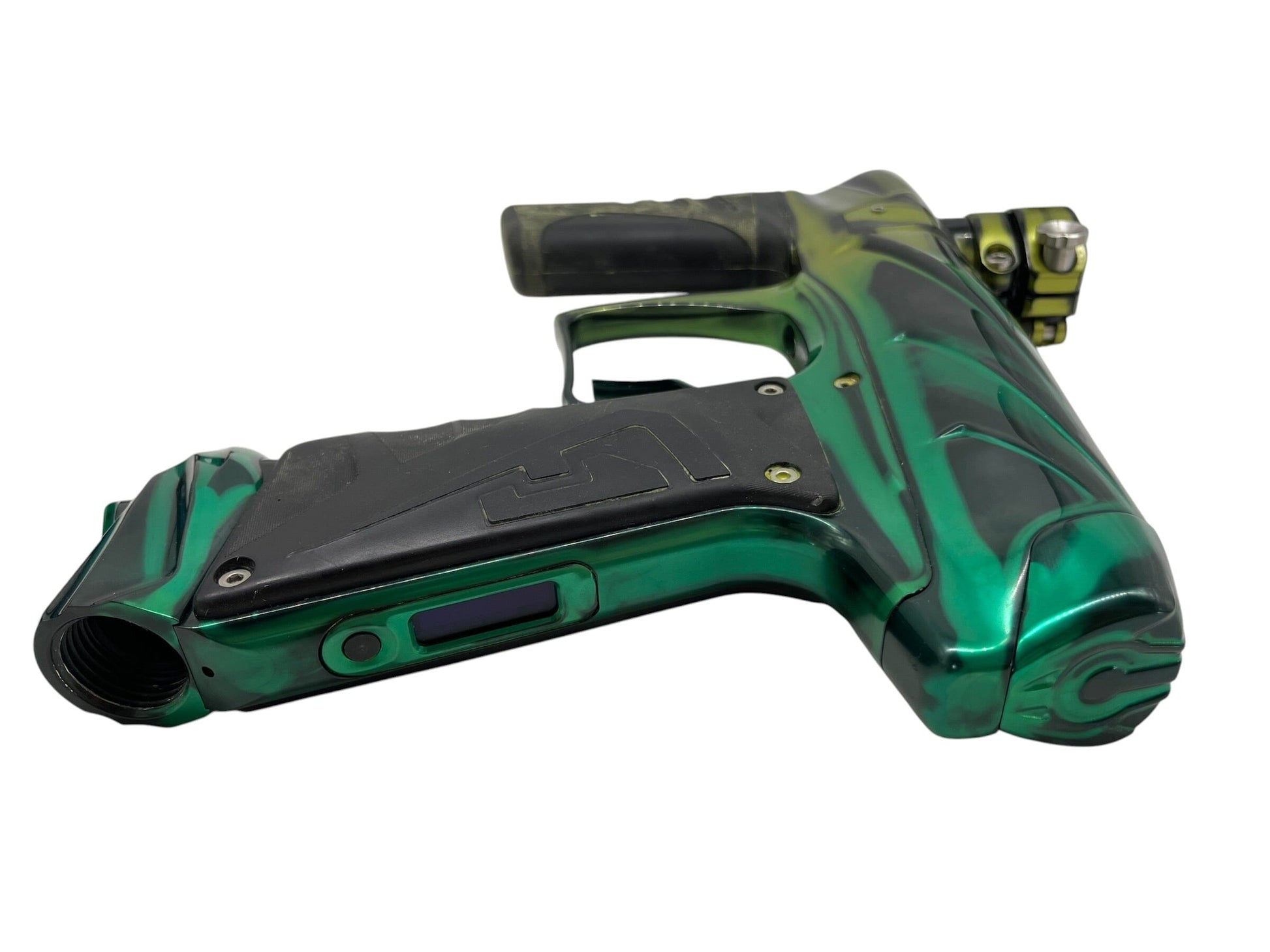 Used Field One Force V2 Green to Yellow Fade Paintball Gun Paintball Gun from CPXBrosPaintball Buy/Sell/Trade Paintball Markers, New Paintball Guns, Paintball Hoppers, Paintball Masks, and Hormesis Headbands